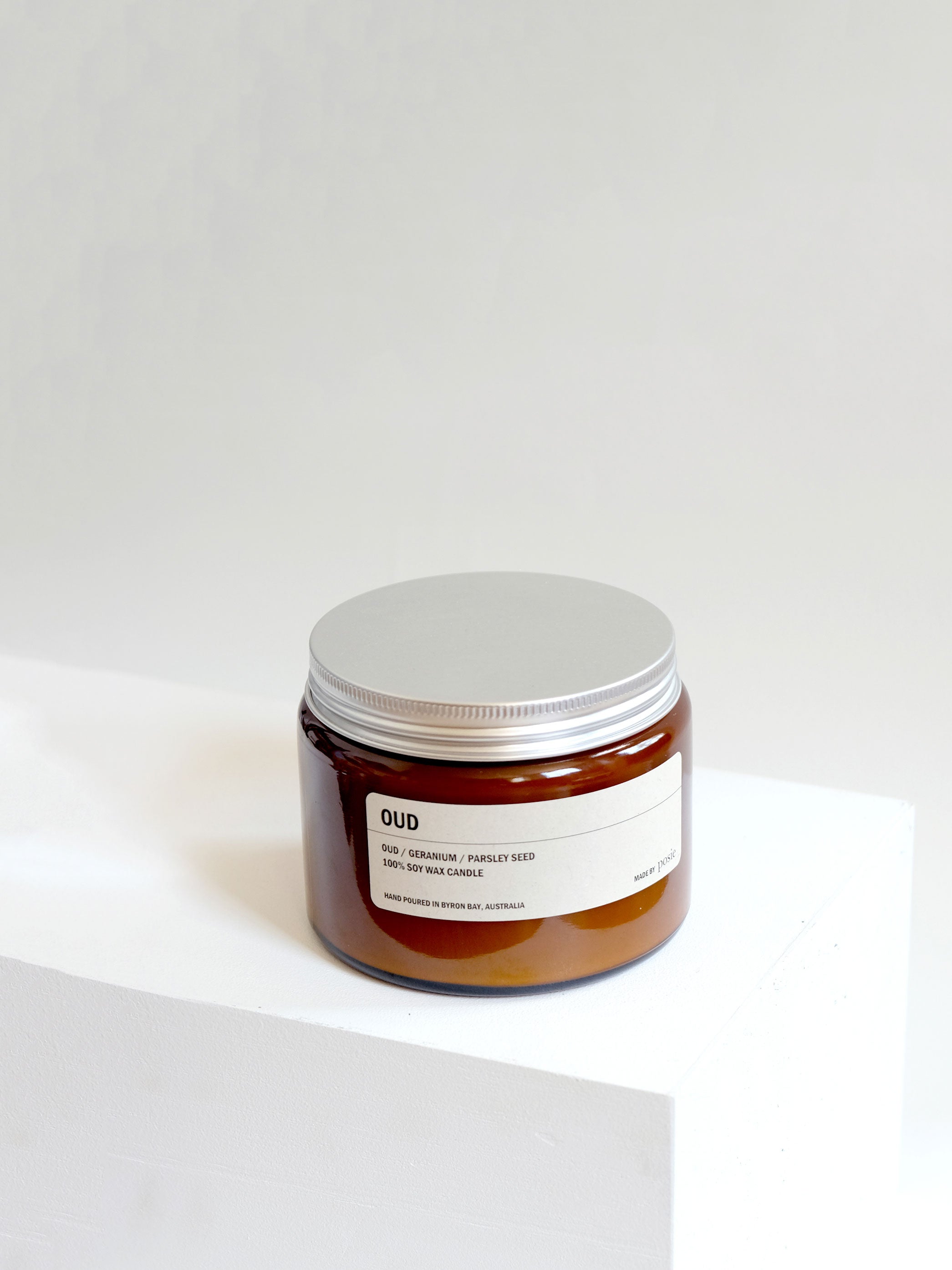 Posie OUD: Oud / Geranium / Parsley Seed Candle 500g
