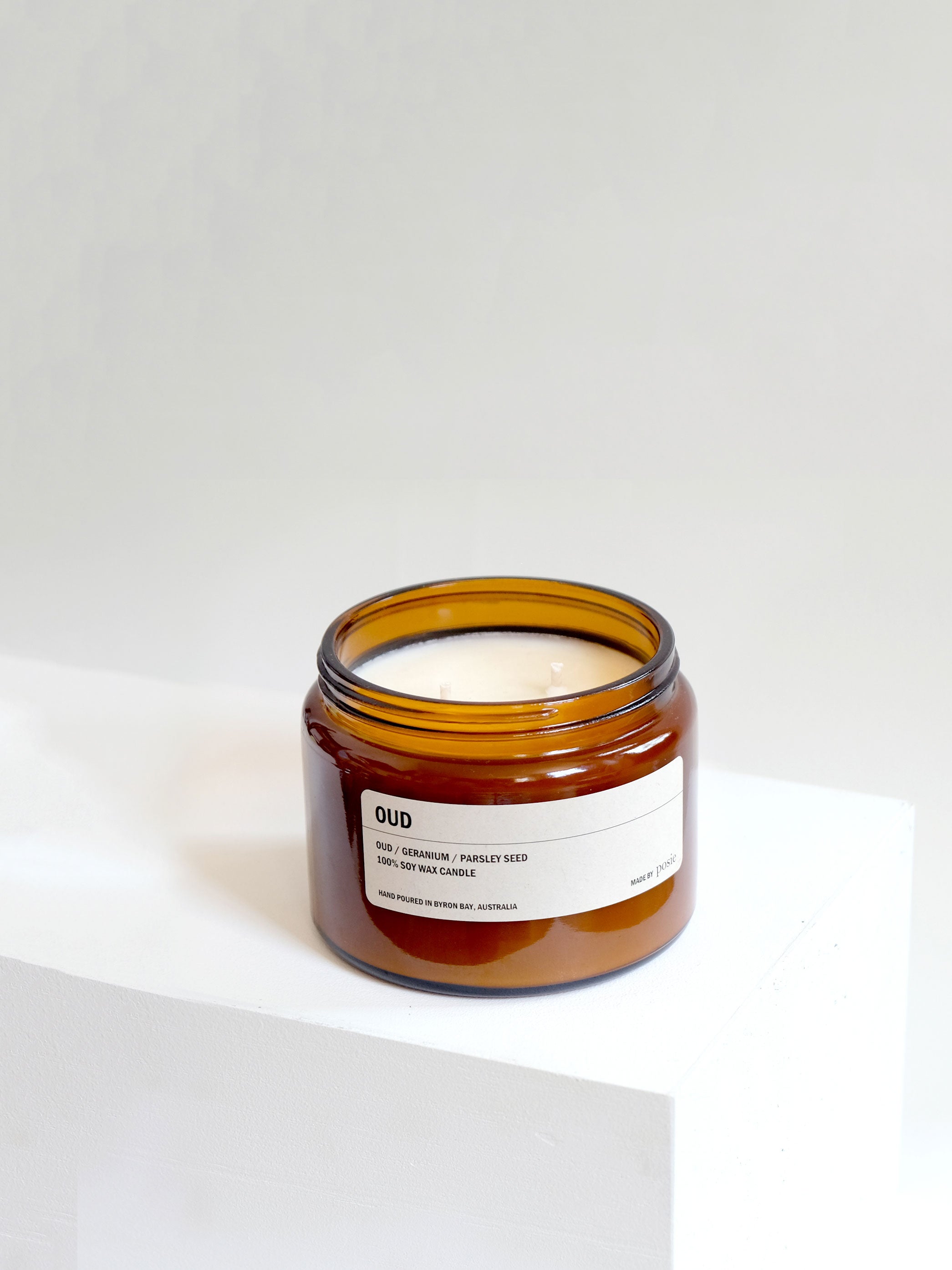 Posie OUD: Oud / Geranium / Parsley Seed Candle 500g