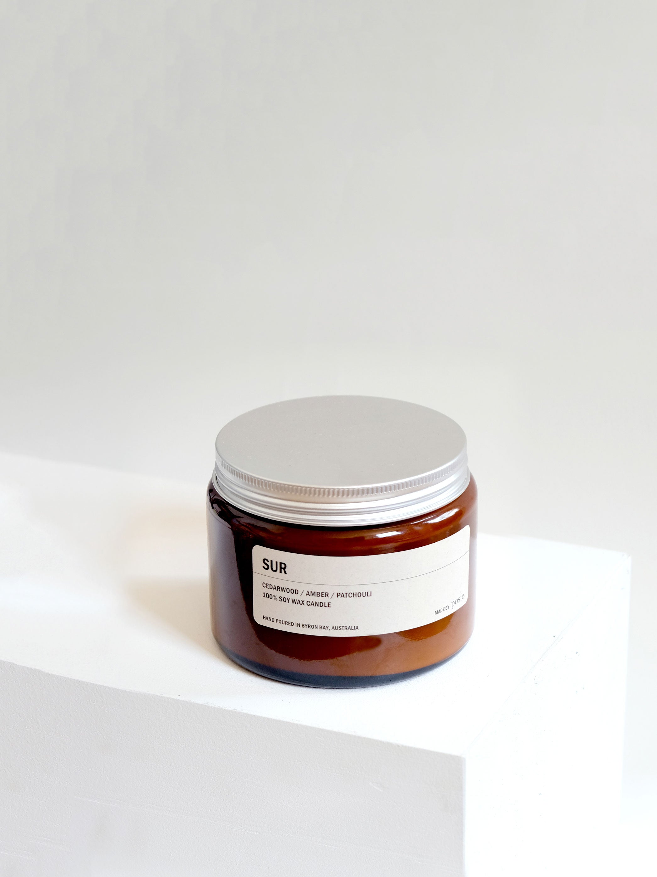Posie SUR: Cedarwood / Amber / Patchouli Candle 500g