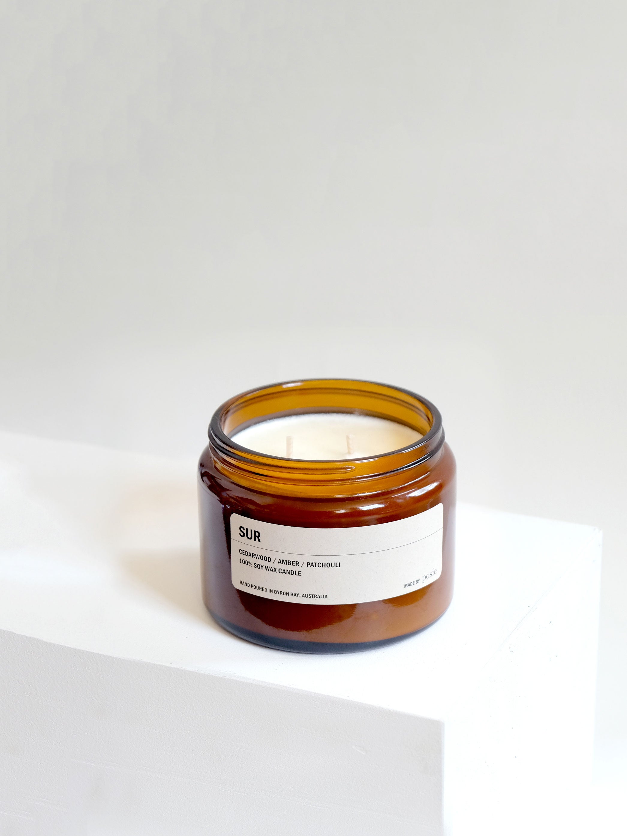 Posie SUR: Cedarwood / Amber / Patchouli Candle 500g