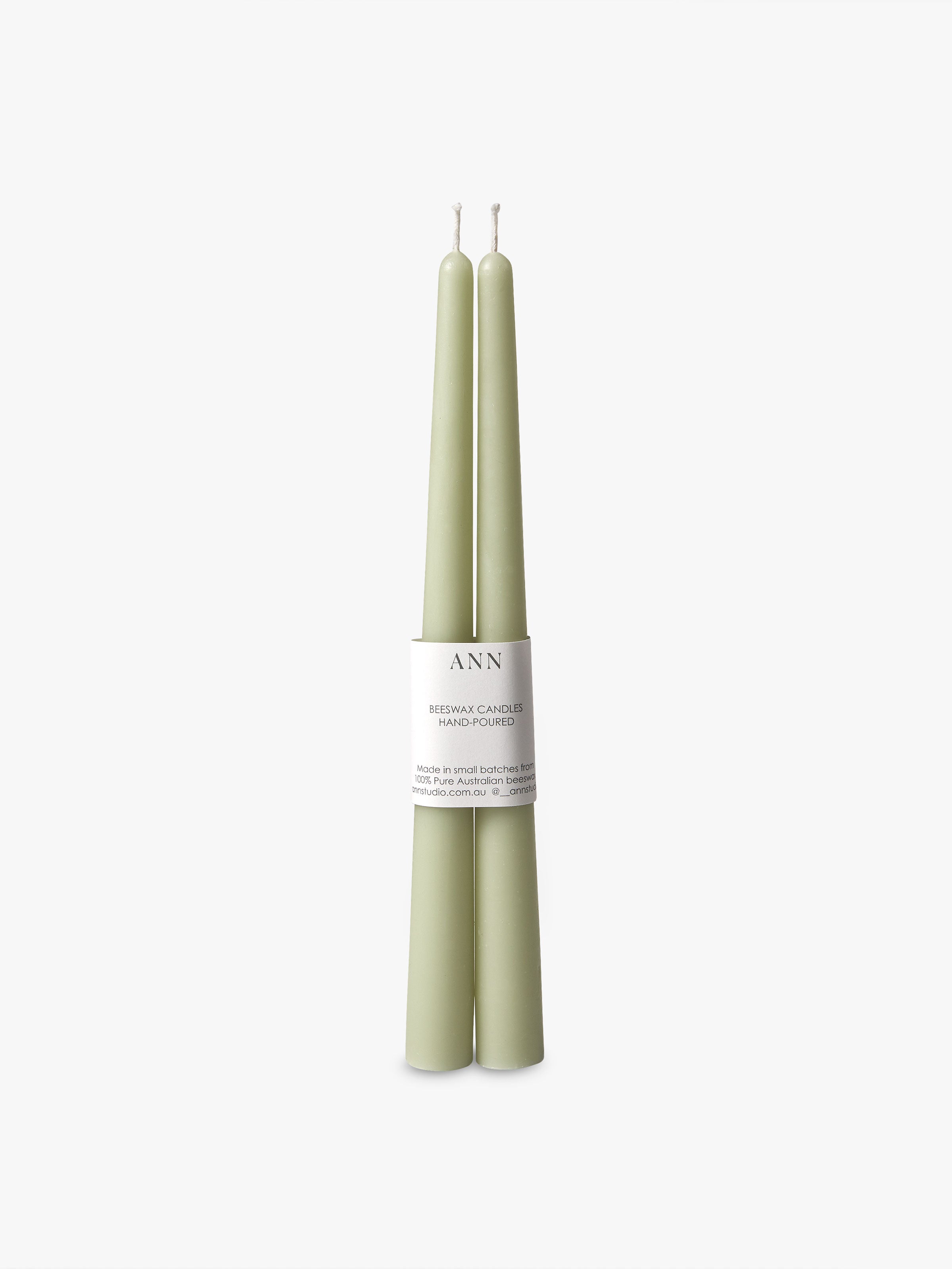Tapered Candle Pair - Aloe