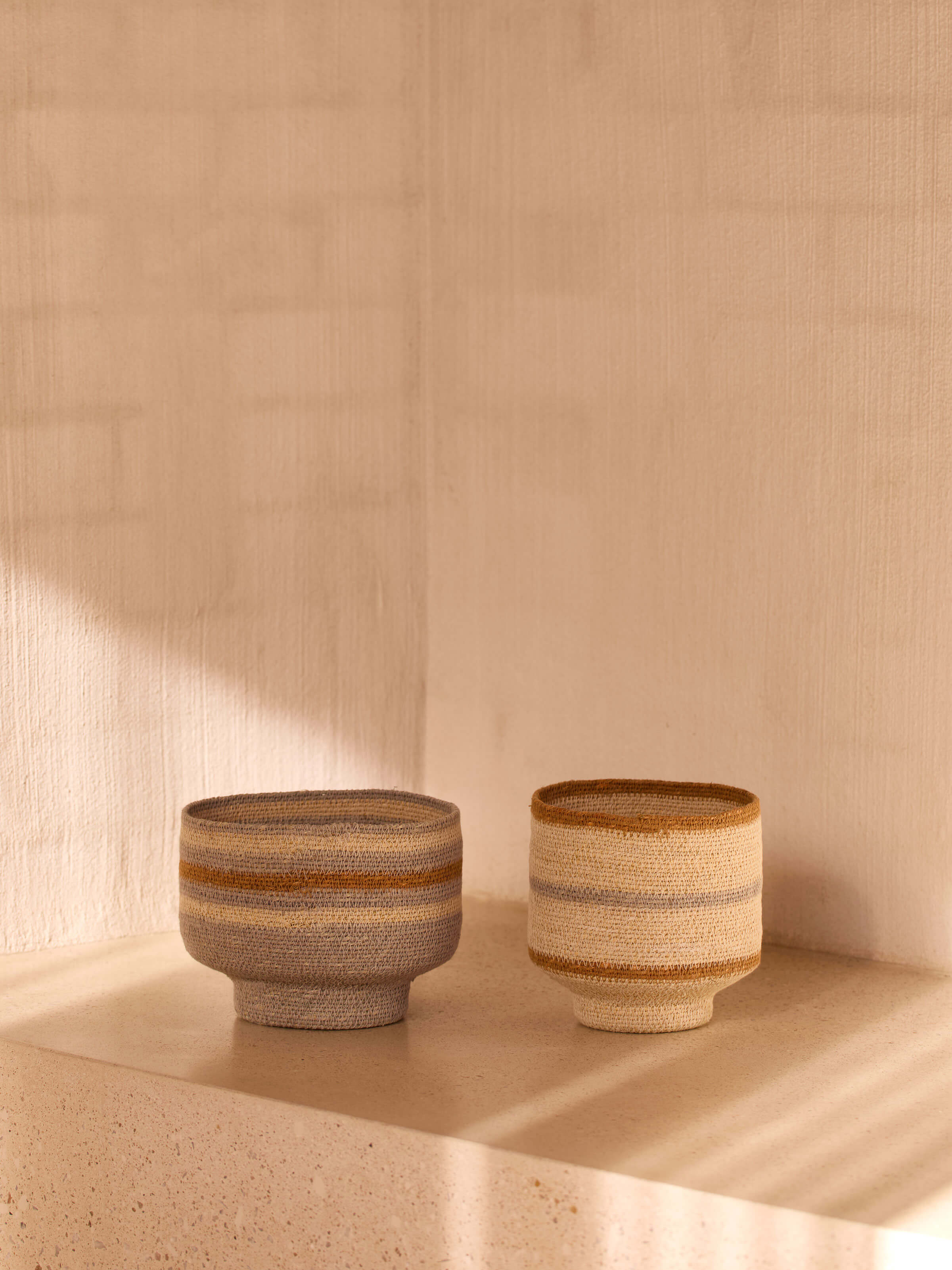 Sabine Sky Woven Basket Duo