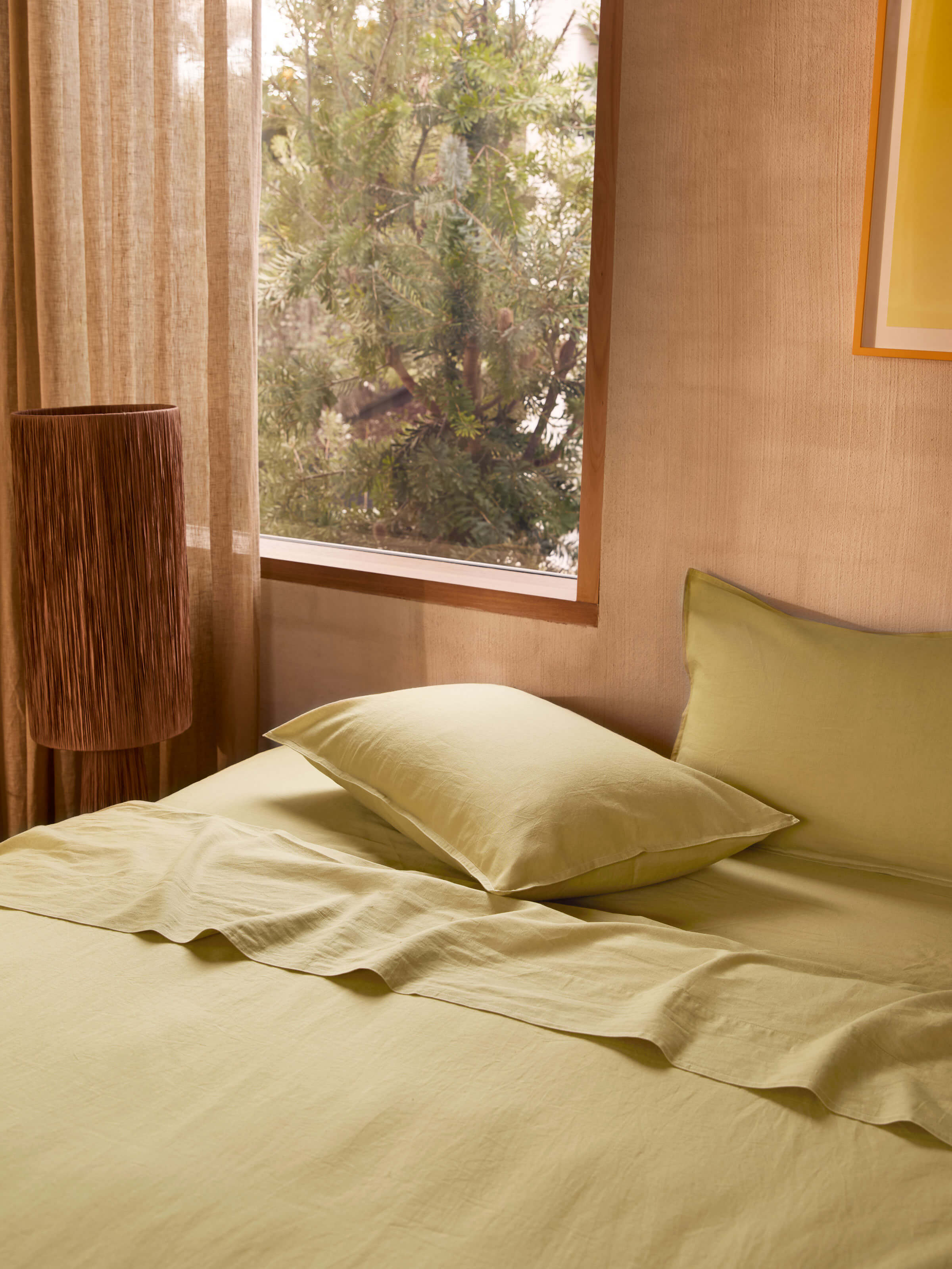 Eve Pear Linen & Cotton Sheet Set