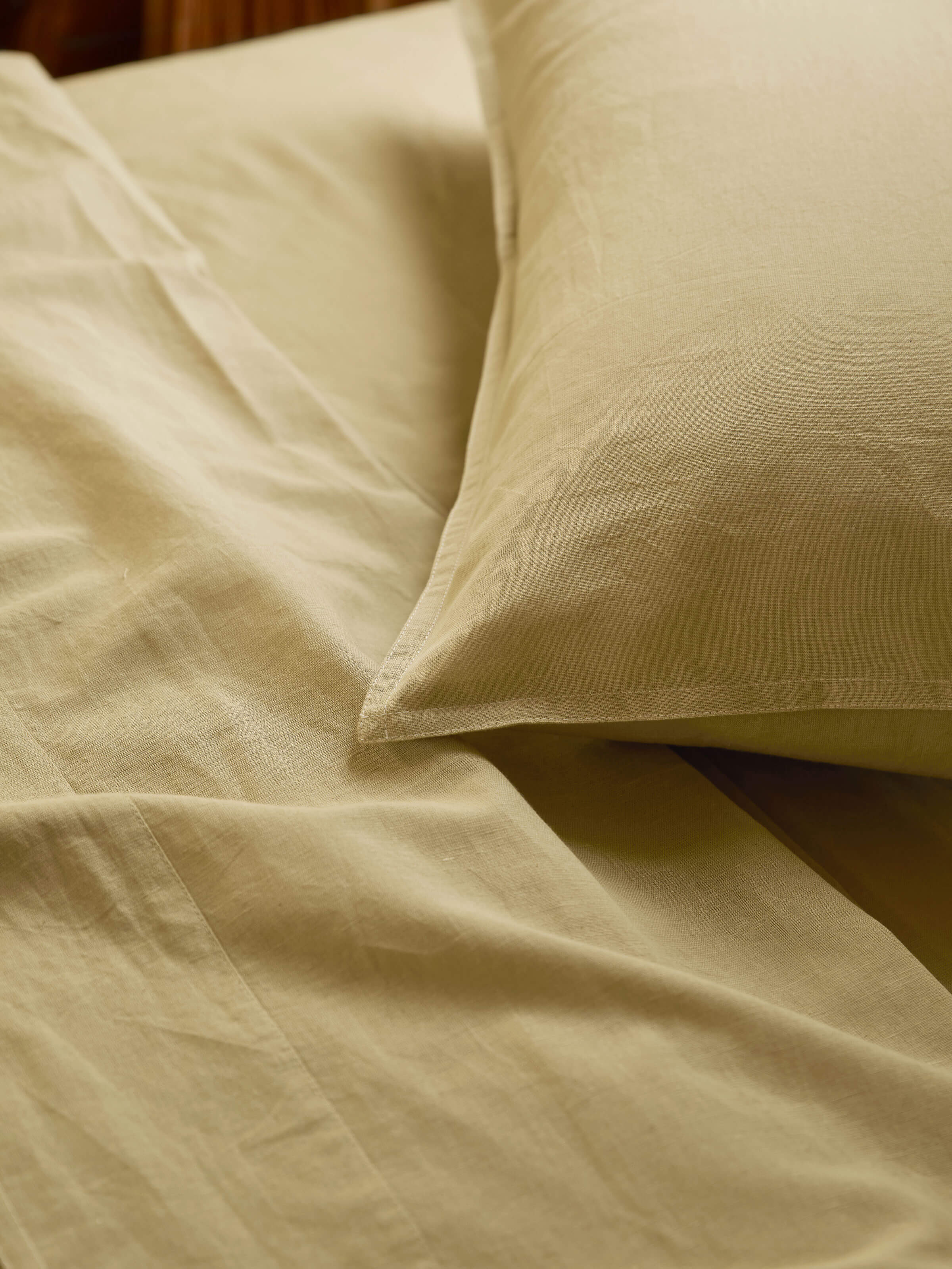 Eve Pear Linen & Cotton Pillowcases