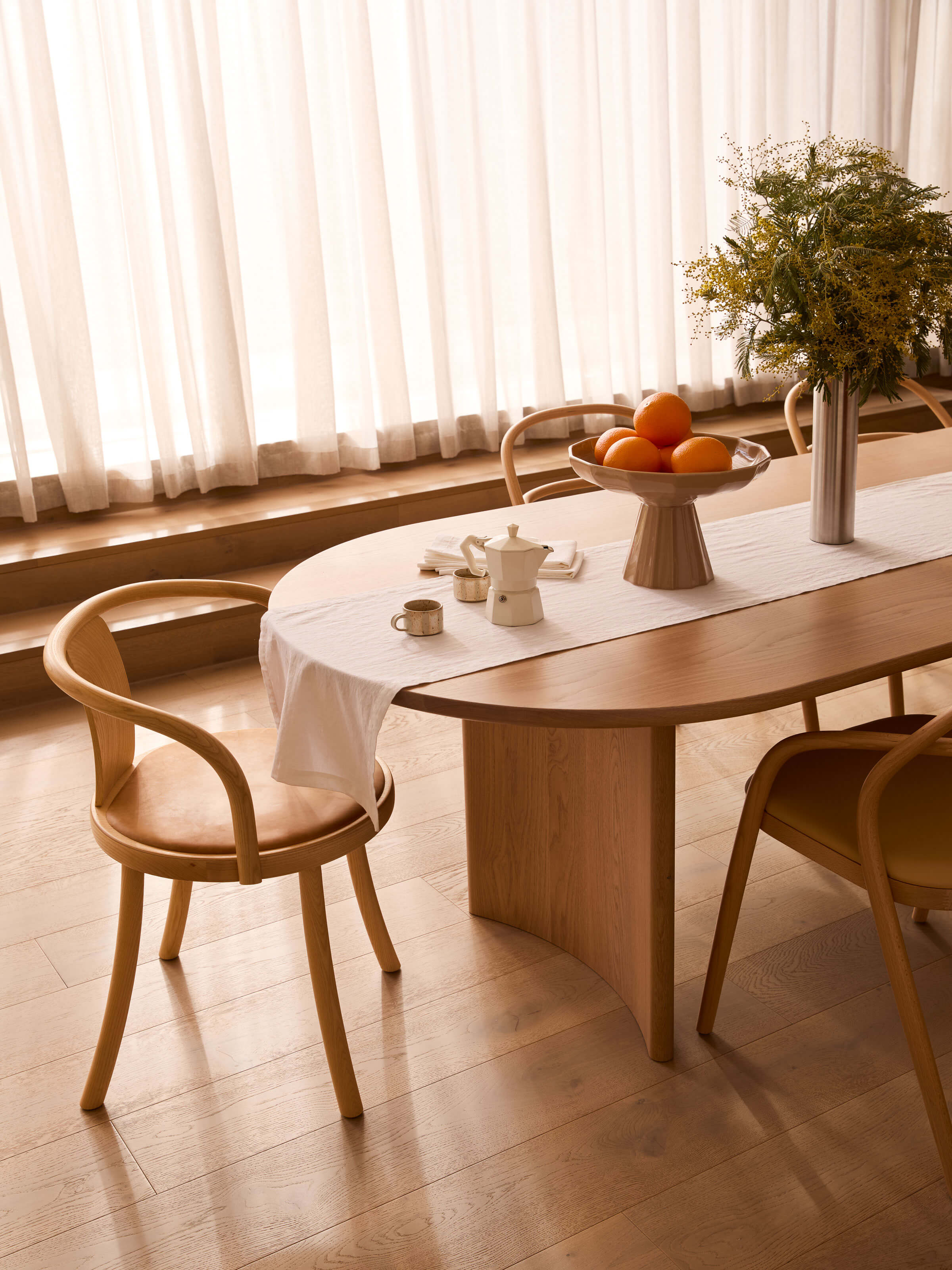 Terrace White Table Runner