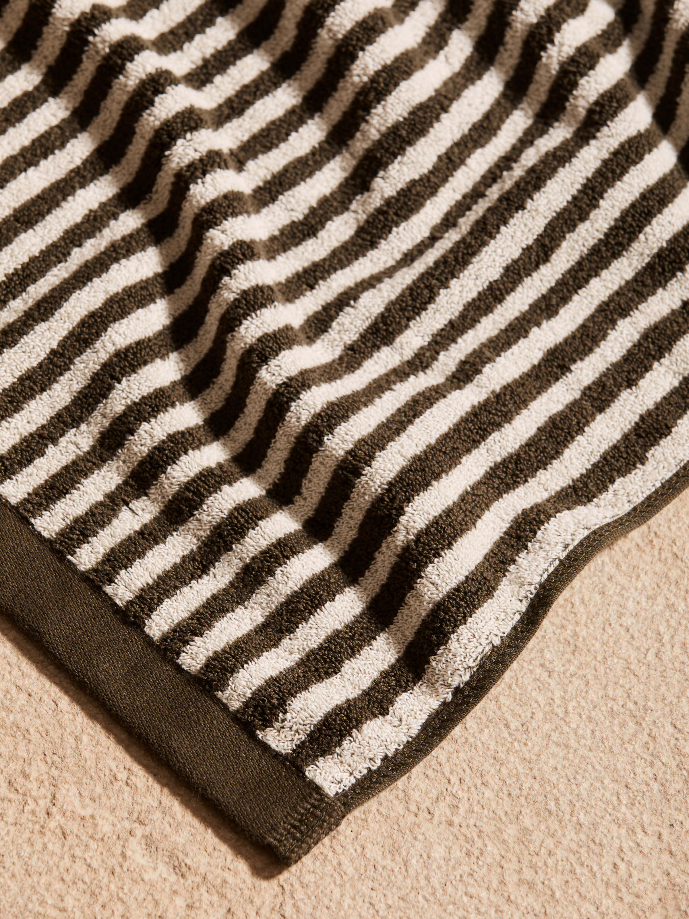 Raye Olive Towels