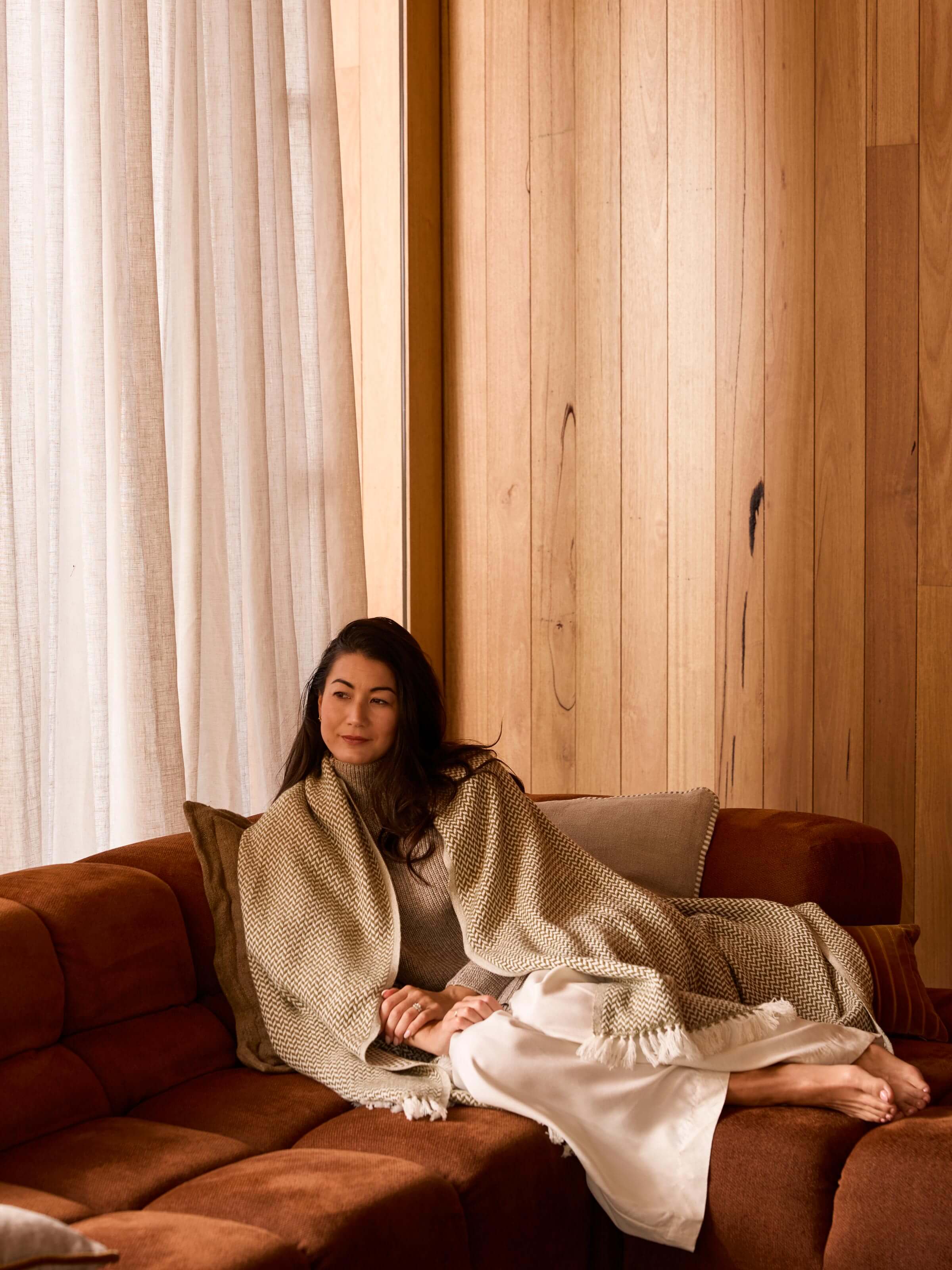 Copenhagen Wasabi Pure Cashmere Throw