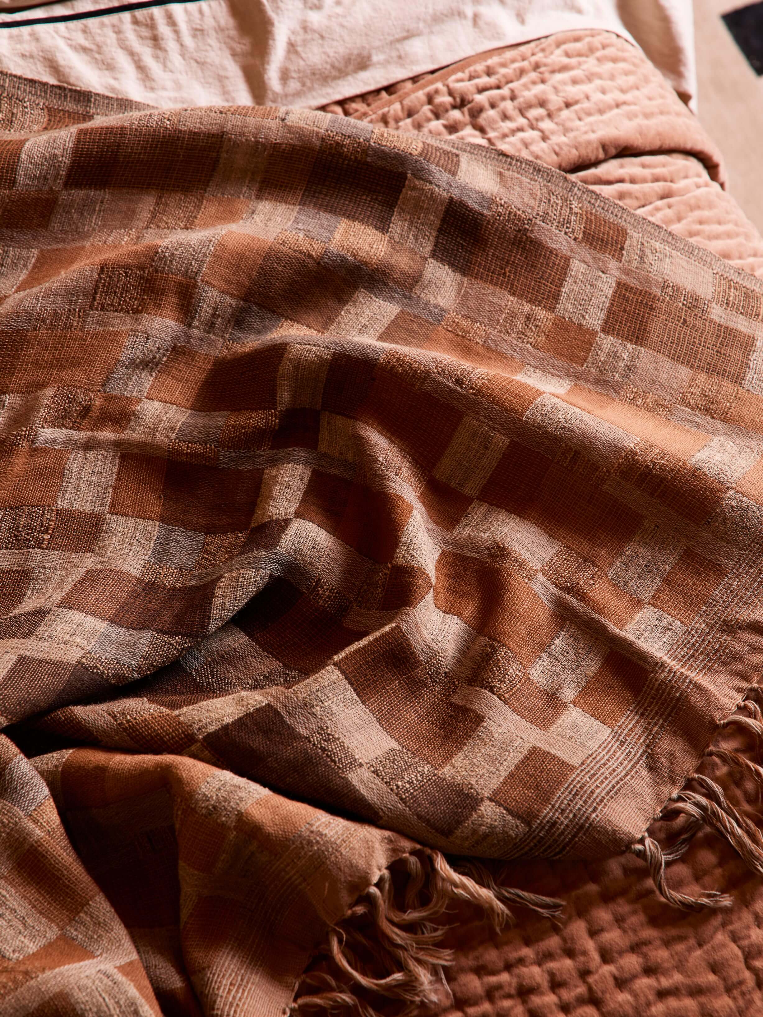 August Wool & Silk Throw