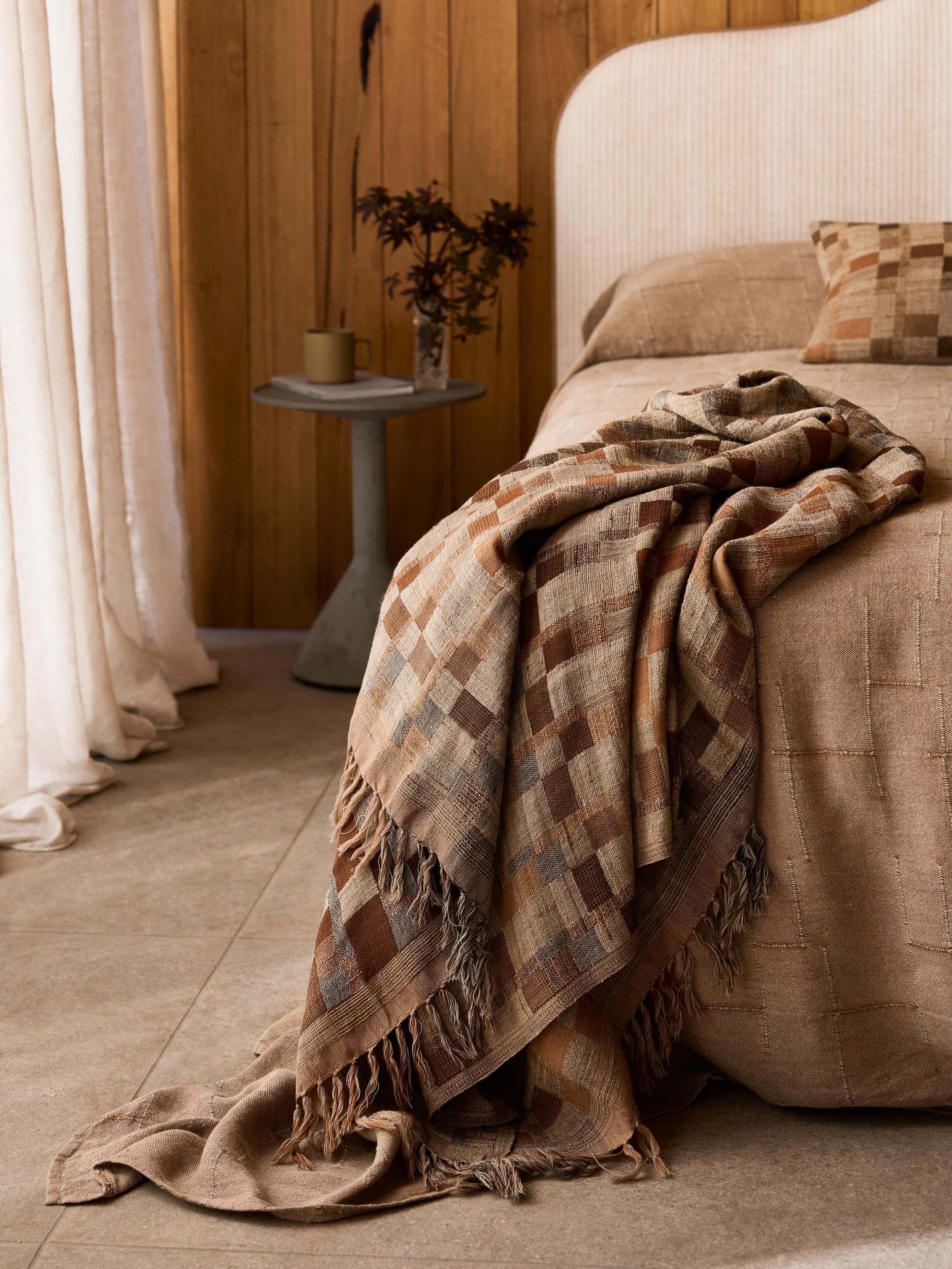 August Wool & Silk Throw