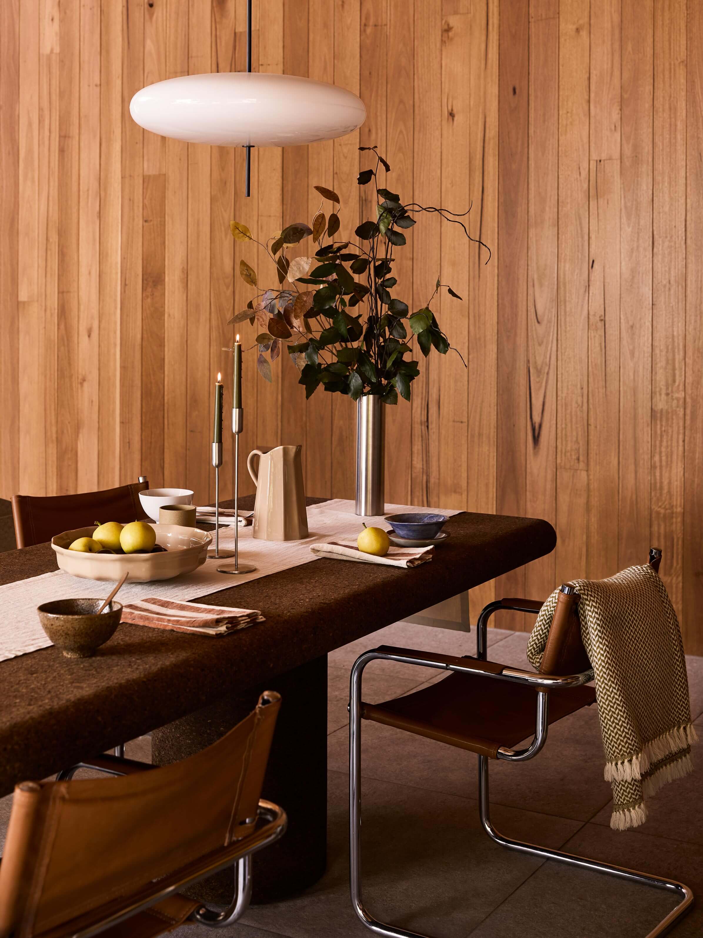 Terrace Oatmeal Table Runner