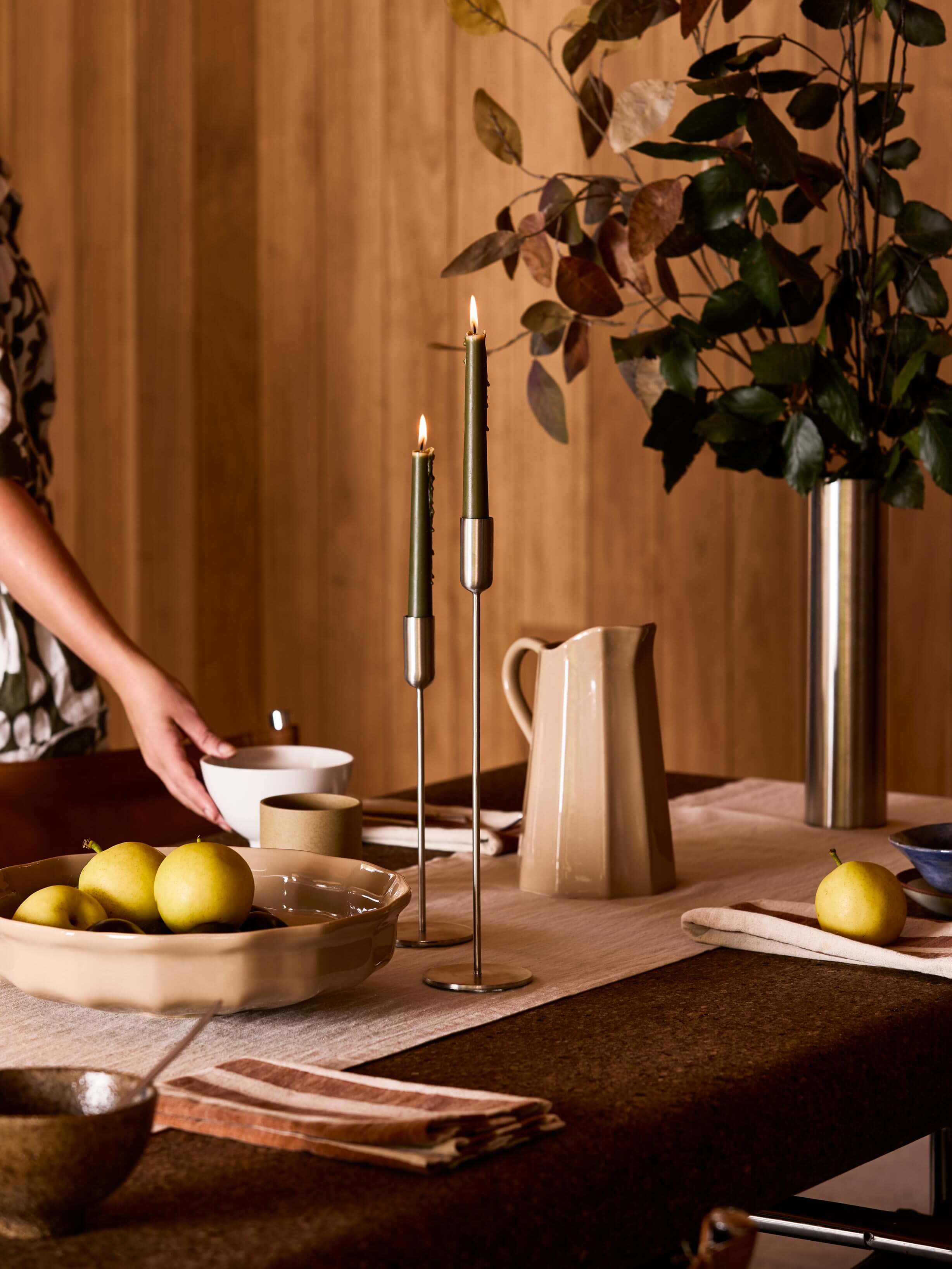 Terrace Oatmeal Table Runner