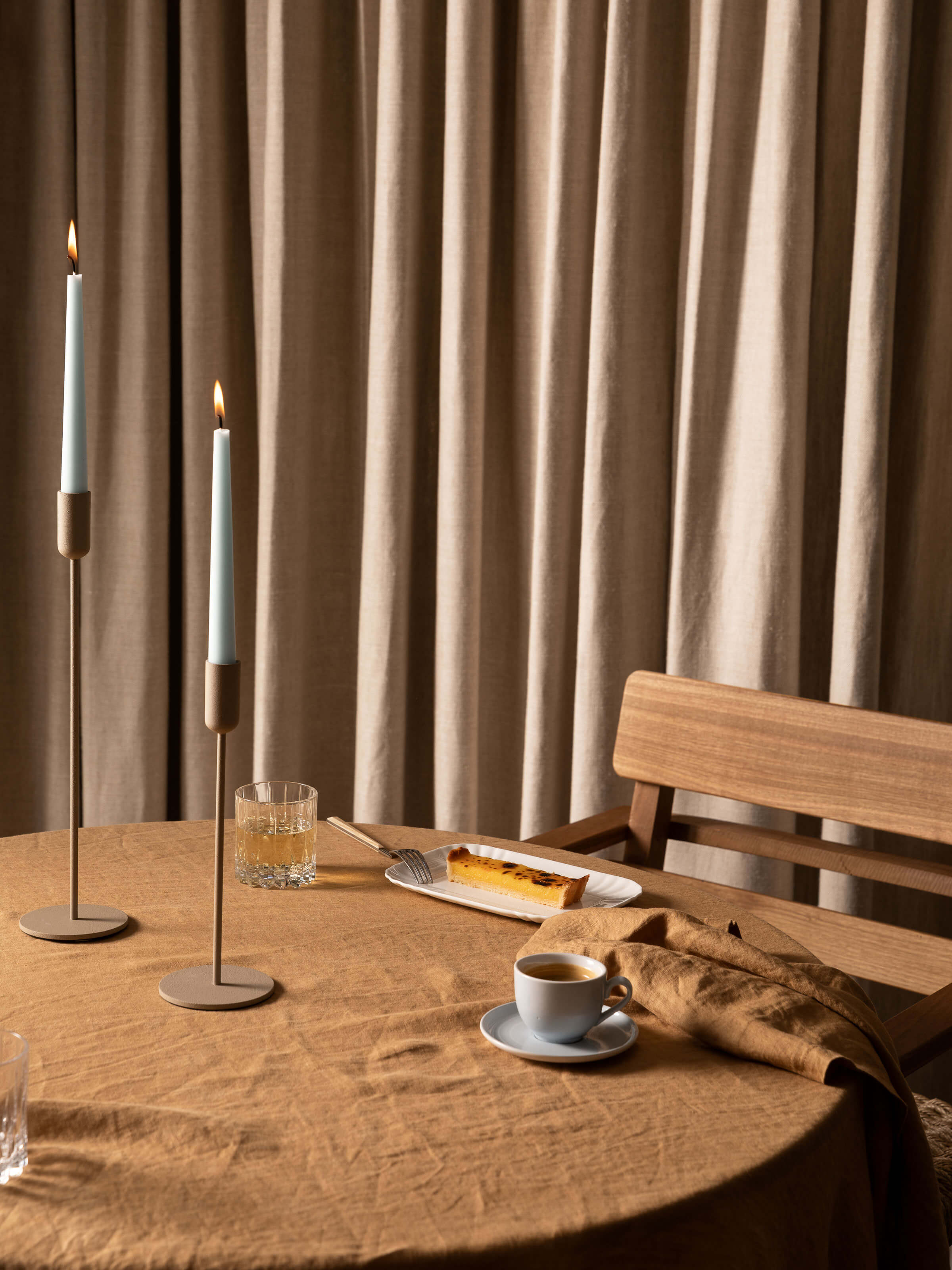 Mona Latte Candle Holder Set
