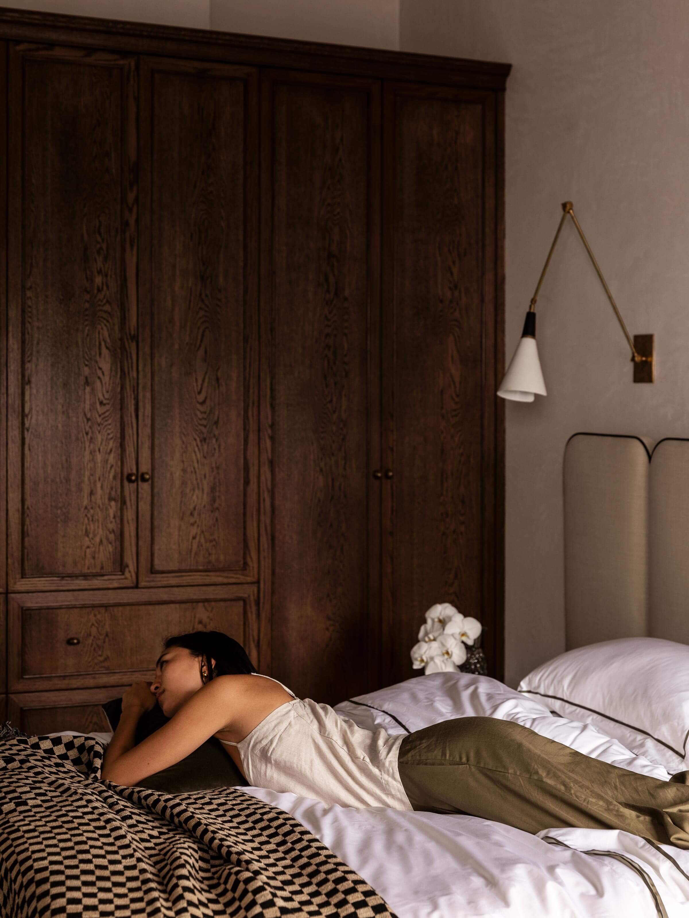 Matteo Black Wool & Silk Throw