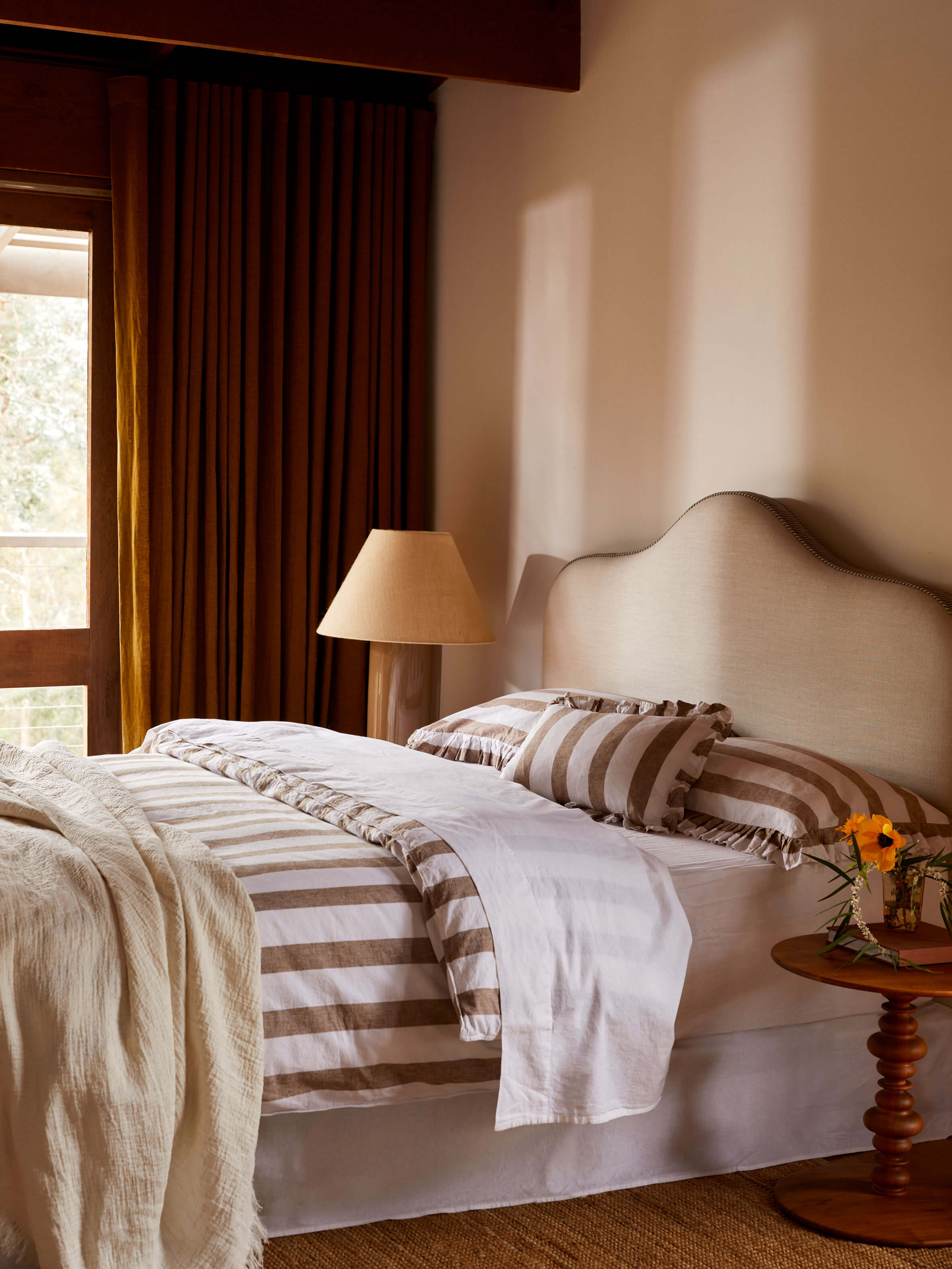 Rue Cafe Linen & Cotton Mini Cushion