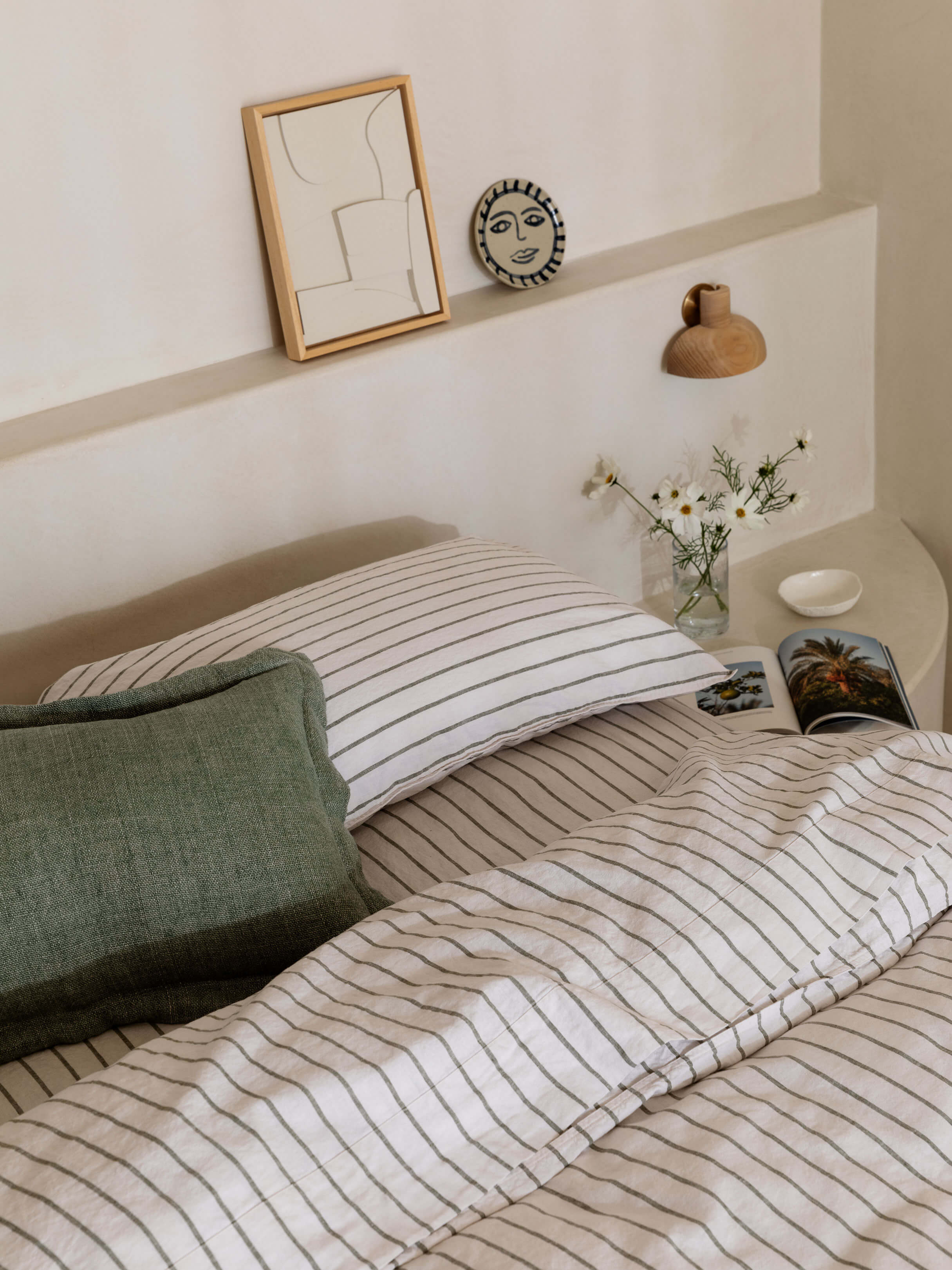 Burton Seagrass Tailored Heavy Linen Rectangle Cushion