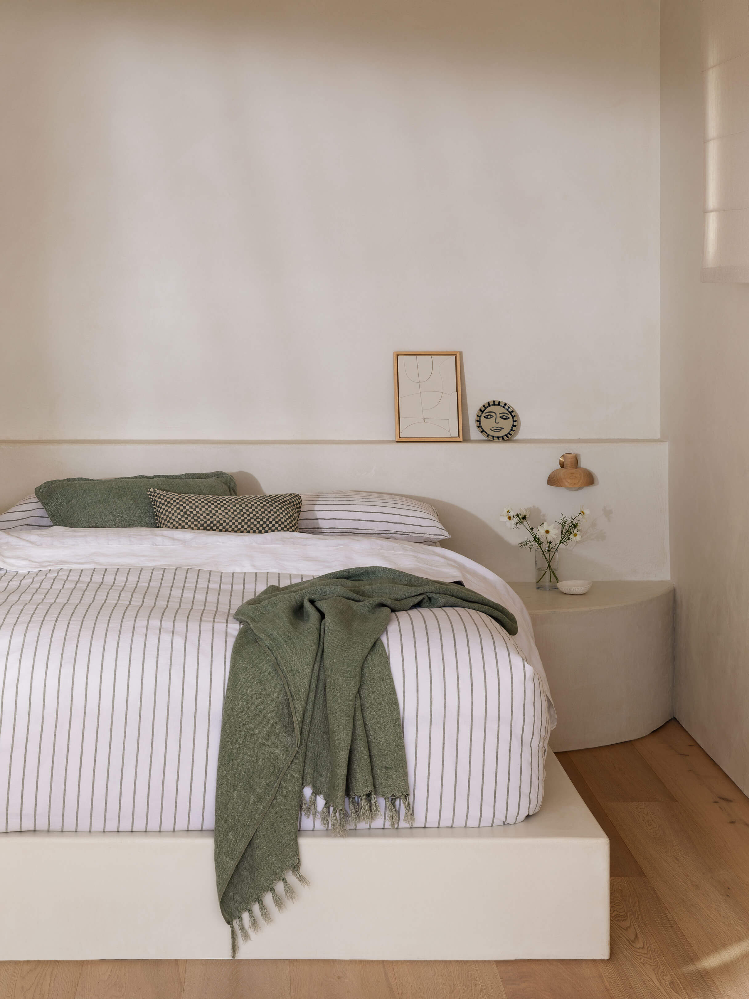 Loft Sage Linen & Cotton Duvet Cover Set