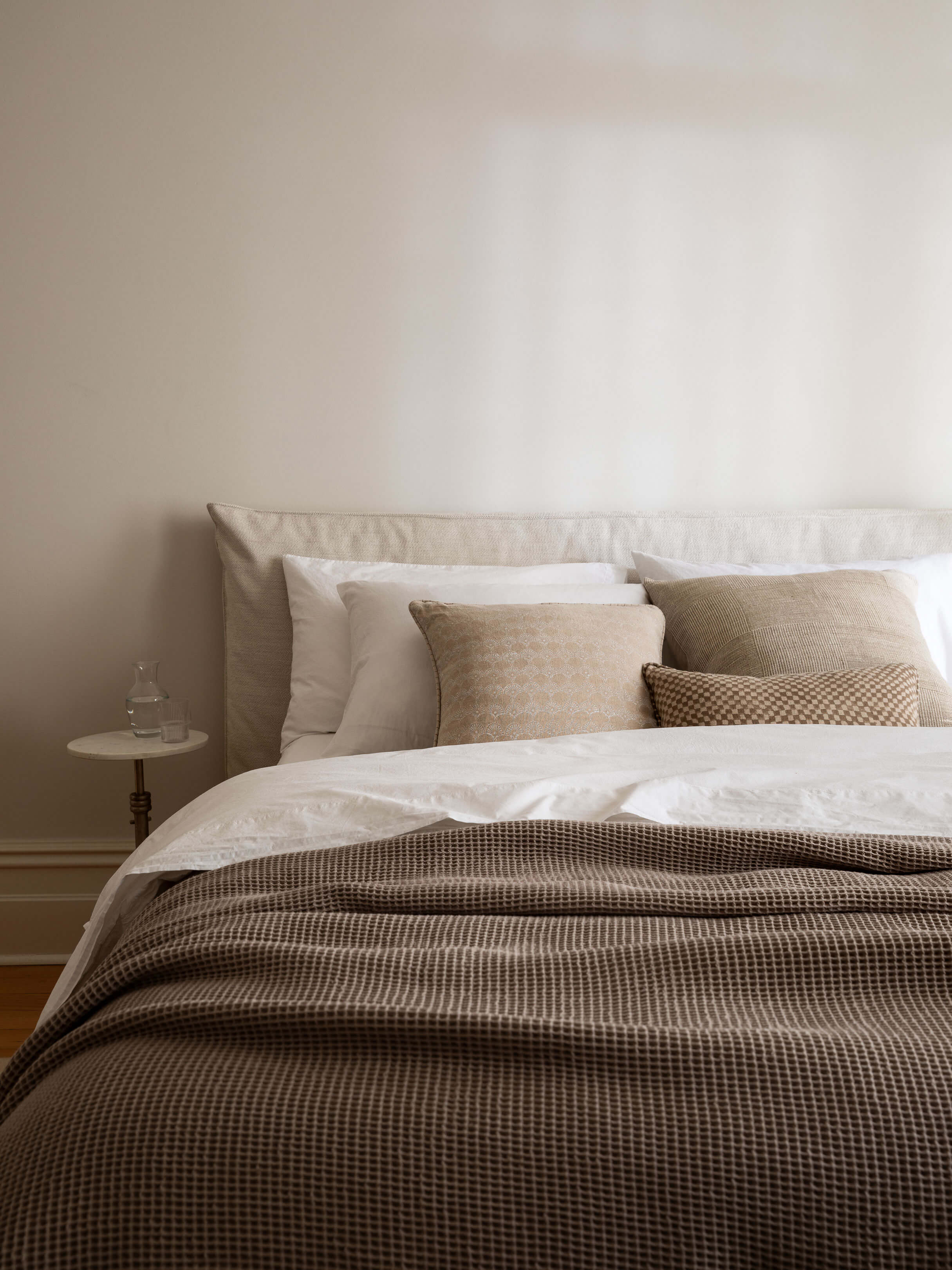 Nordic White Portuguese Cotton Sheet Set