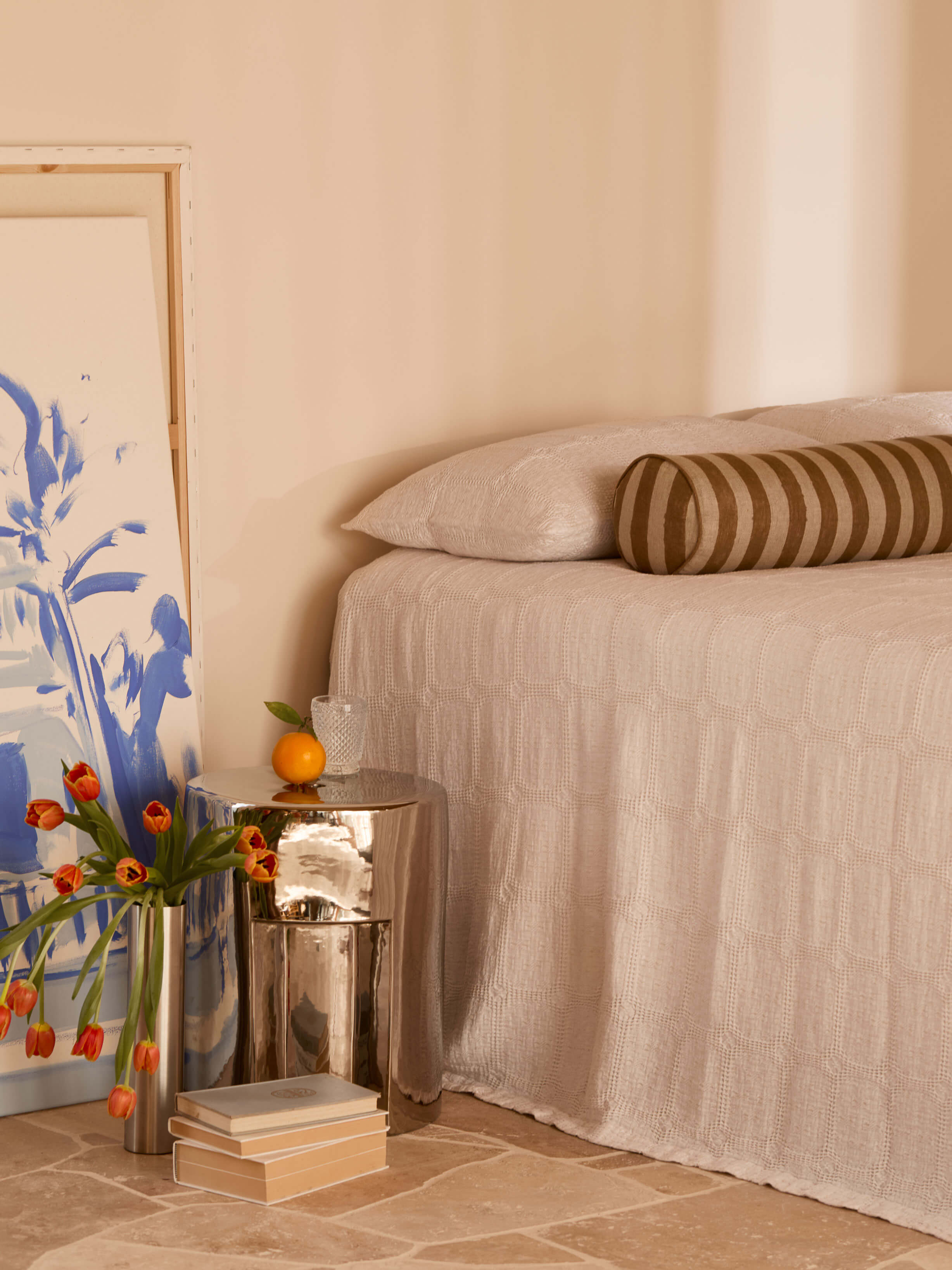 Sofia Nougat Pure Cotton Pillowcases