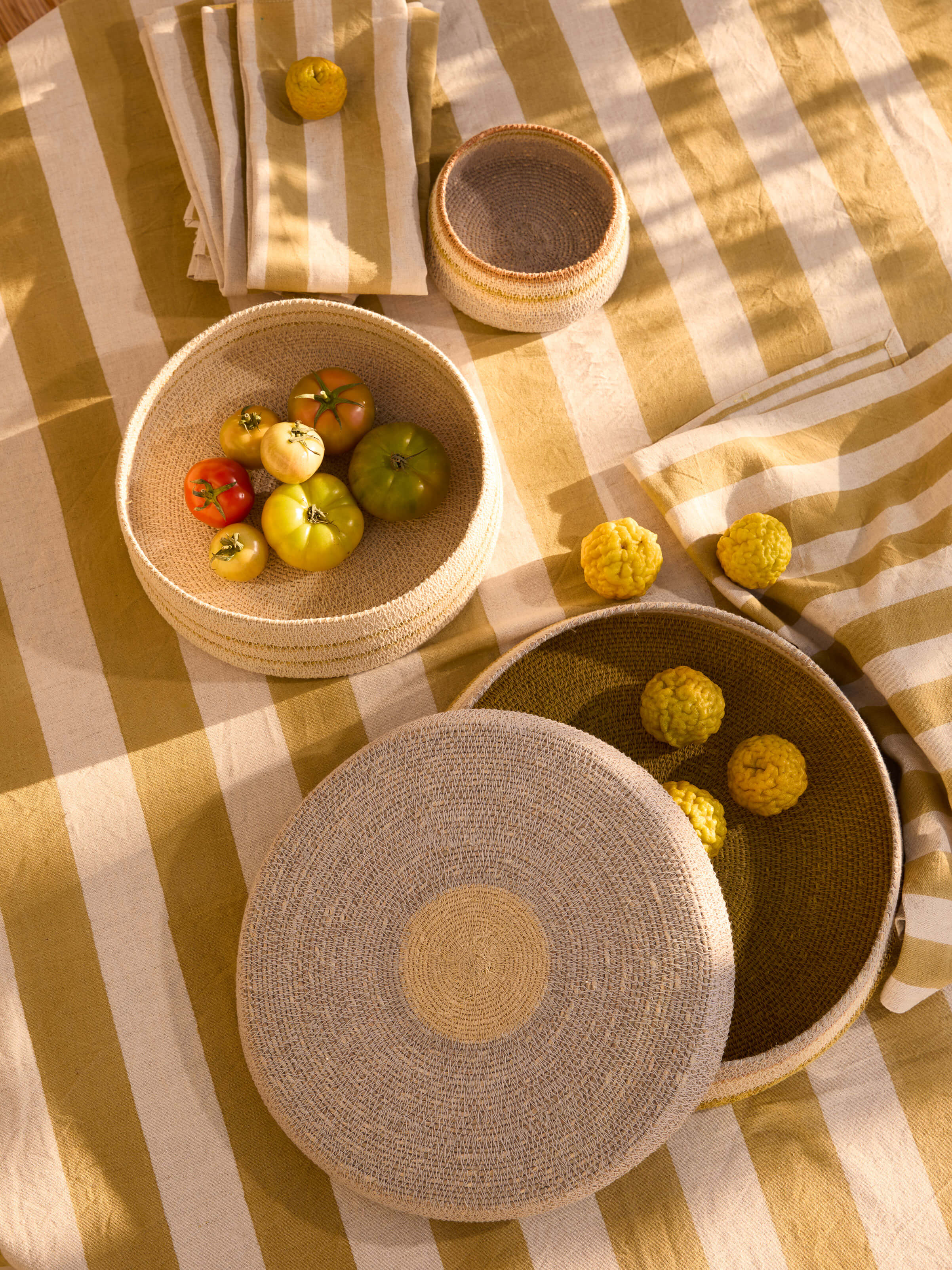 Sabine Woven Basket Trio