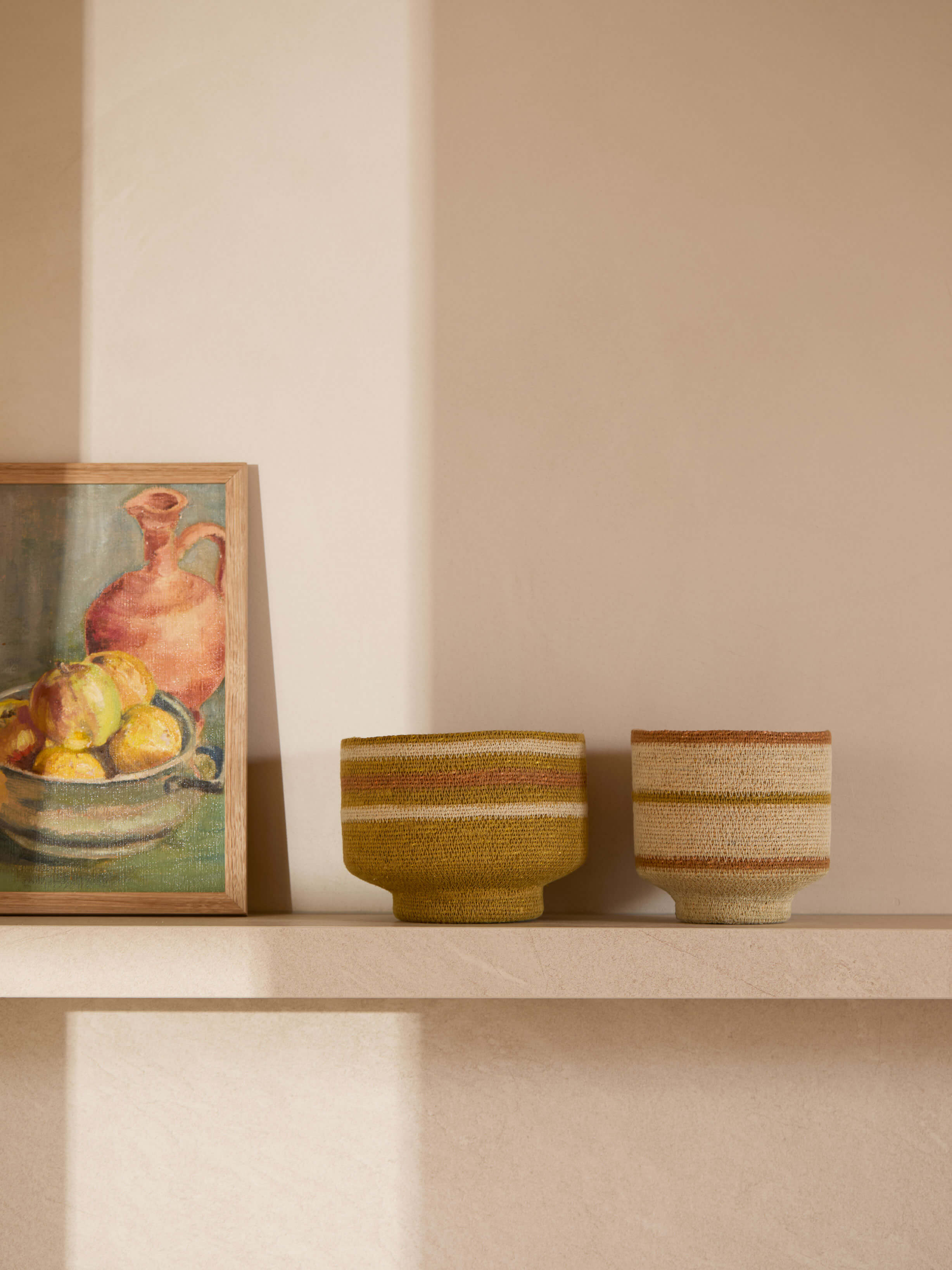 Sabine Pear Woven Basket Duo