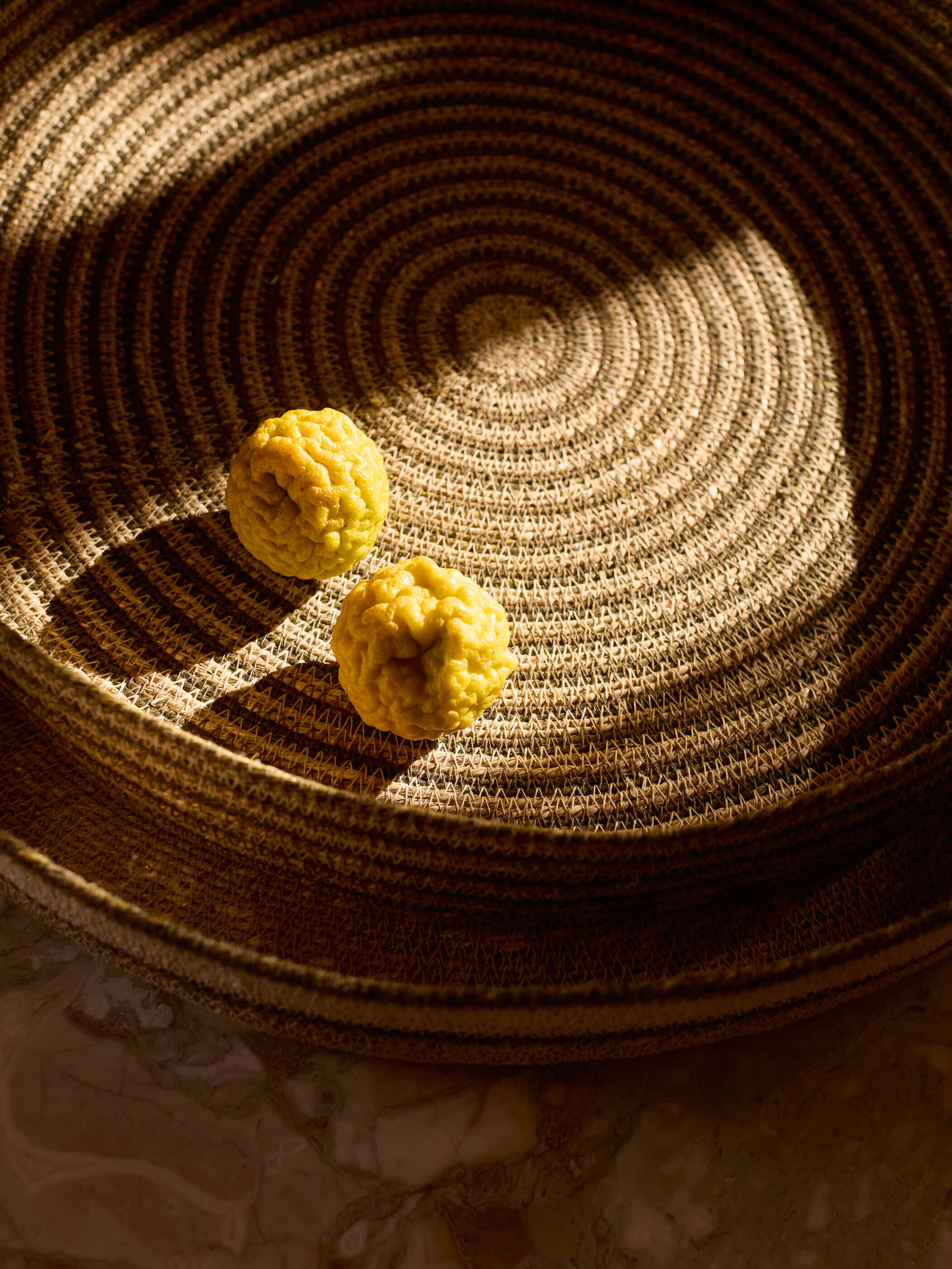 Sabine Khaki Woven Tray Duo