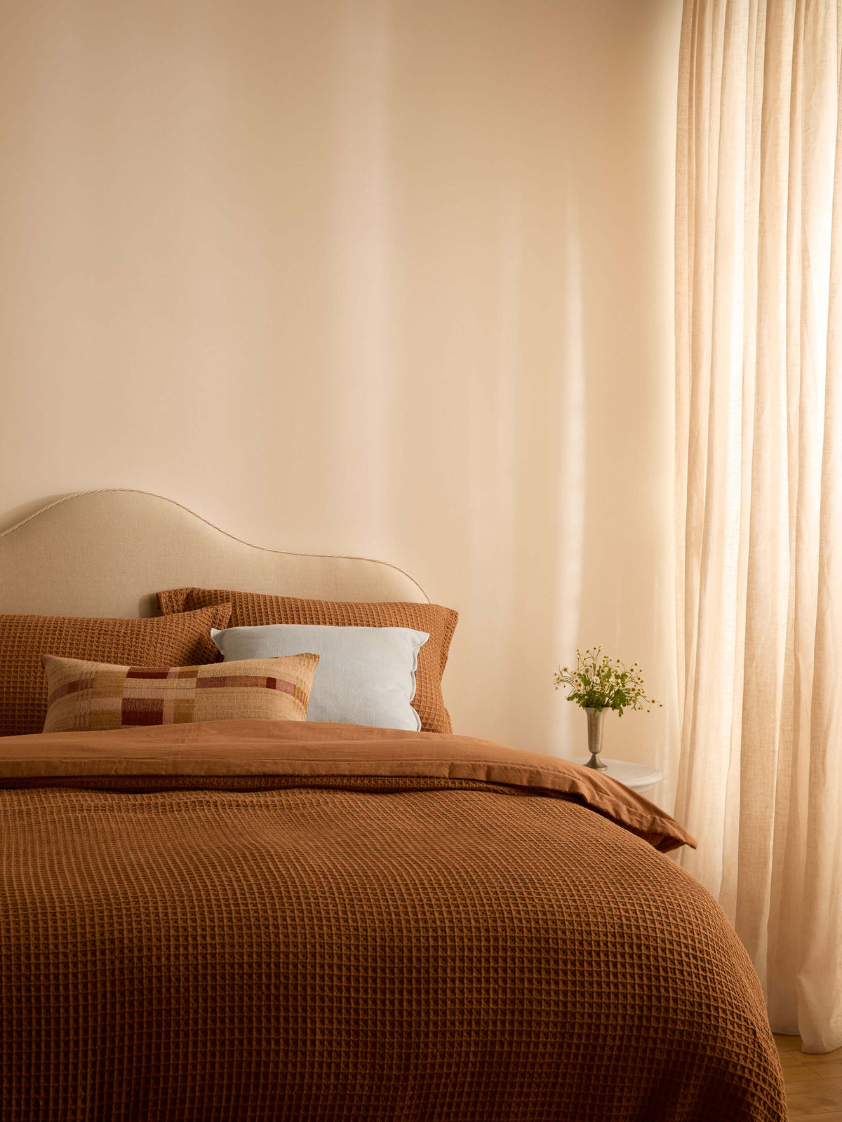 Romy Sky Linen & Cotton Cushion