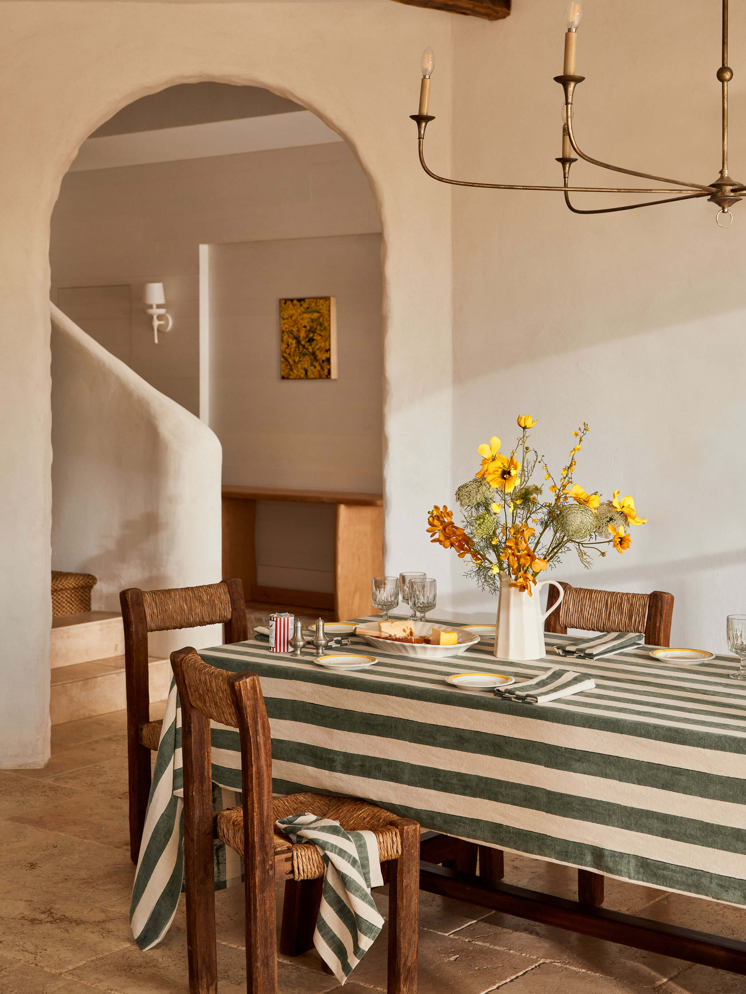Riviera Fern Table Cloth