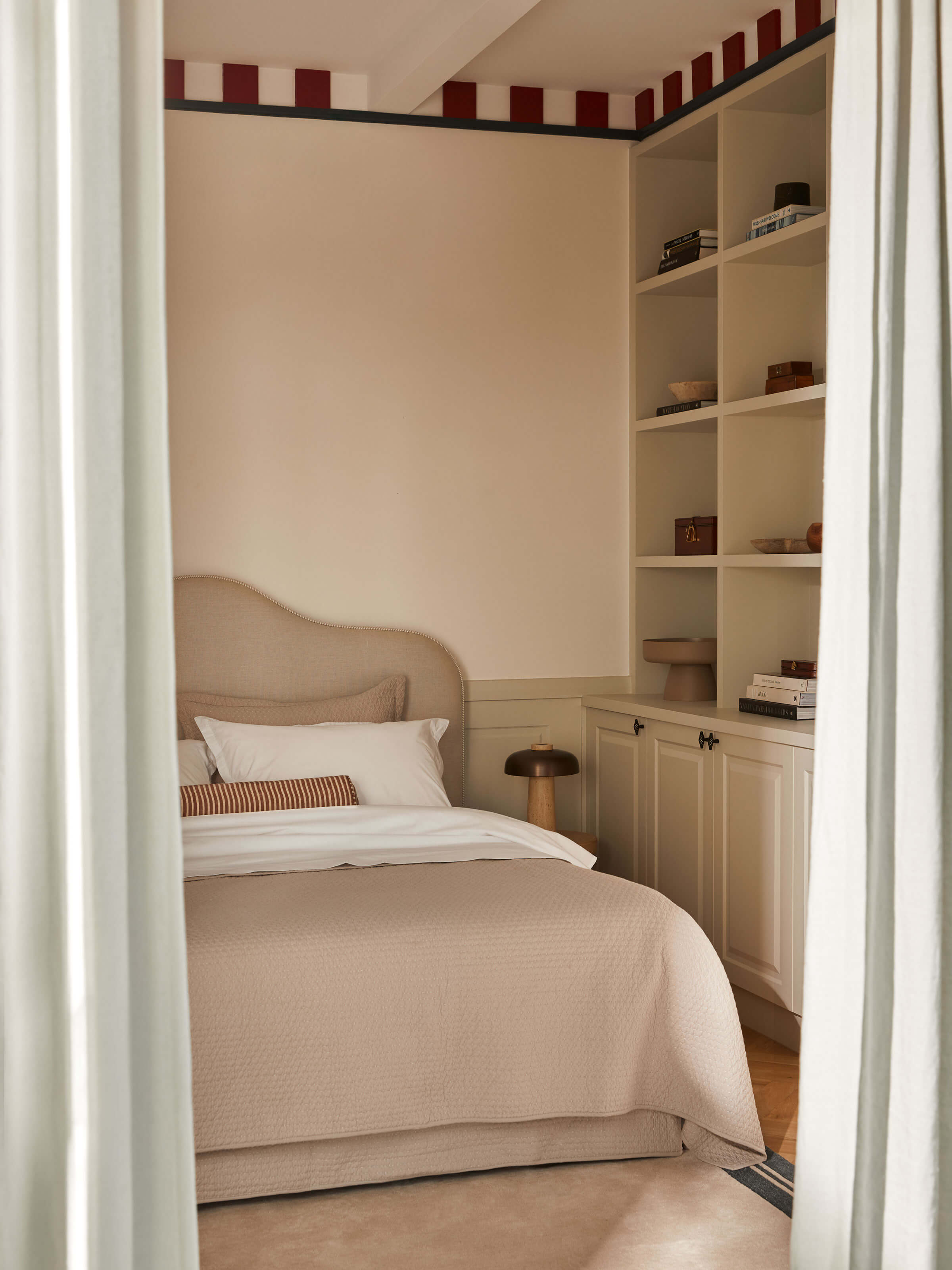 Margot Baked Clay Linen Bolster Cushion