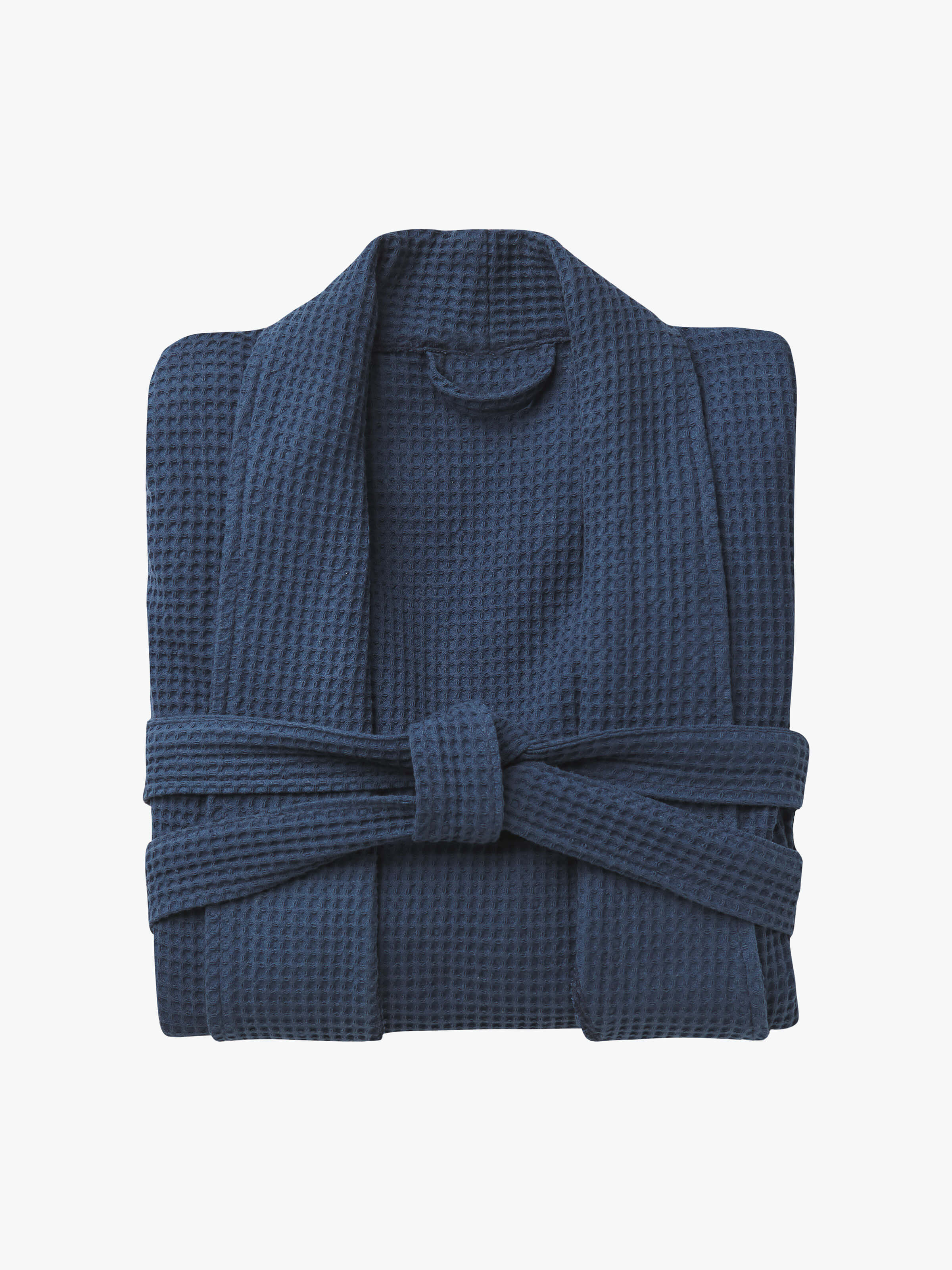 Spa Indigo Waffle Bathrobe