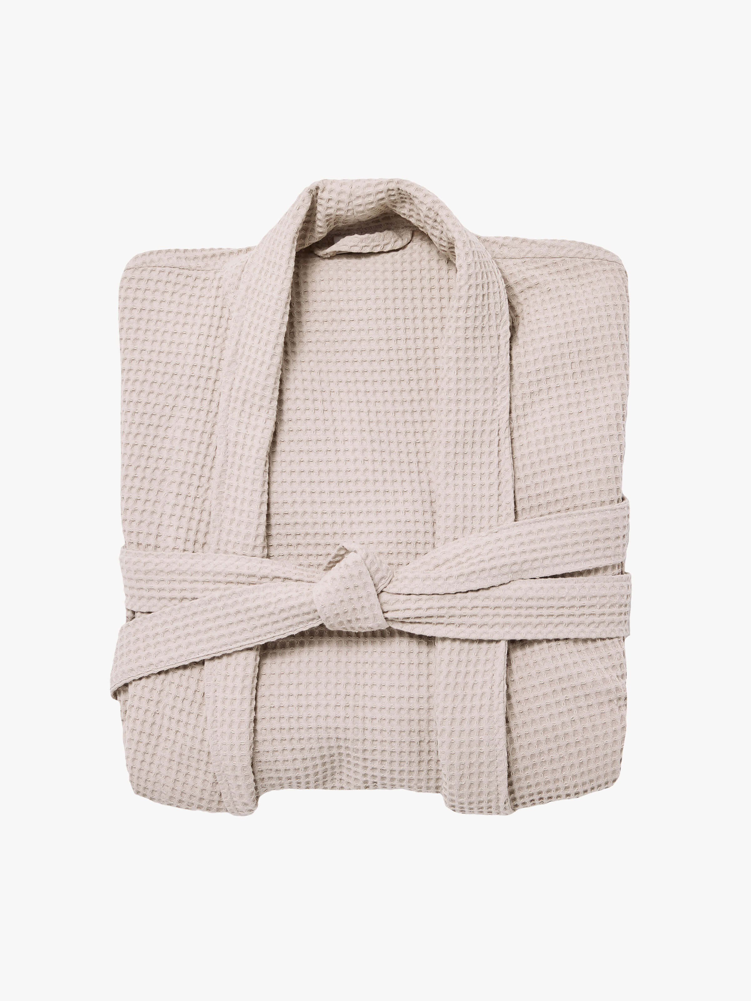 Spa Oatmeal Waffle Bathrobe