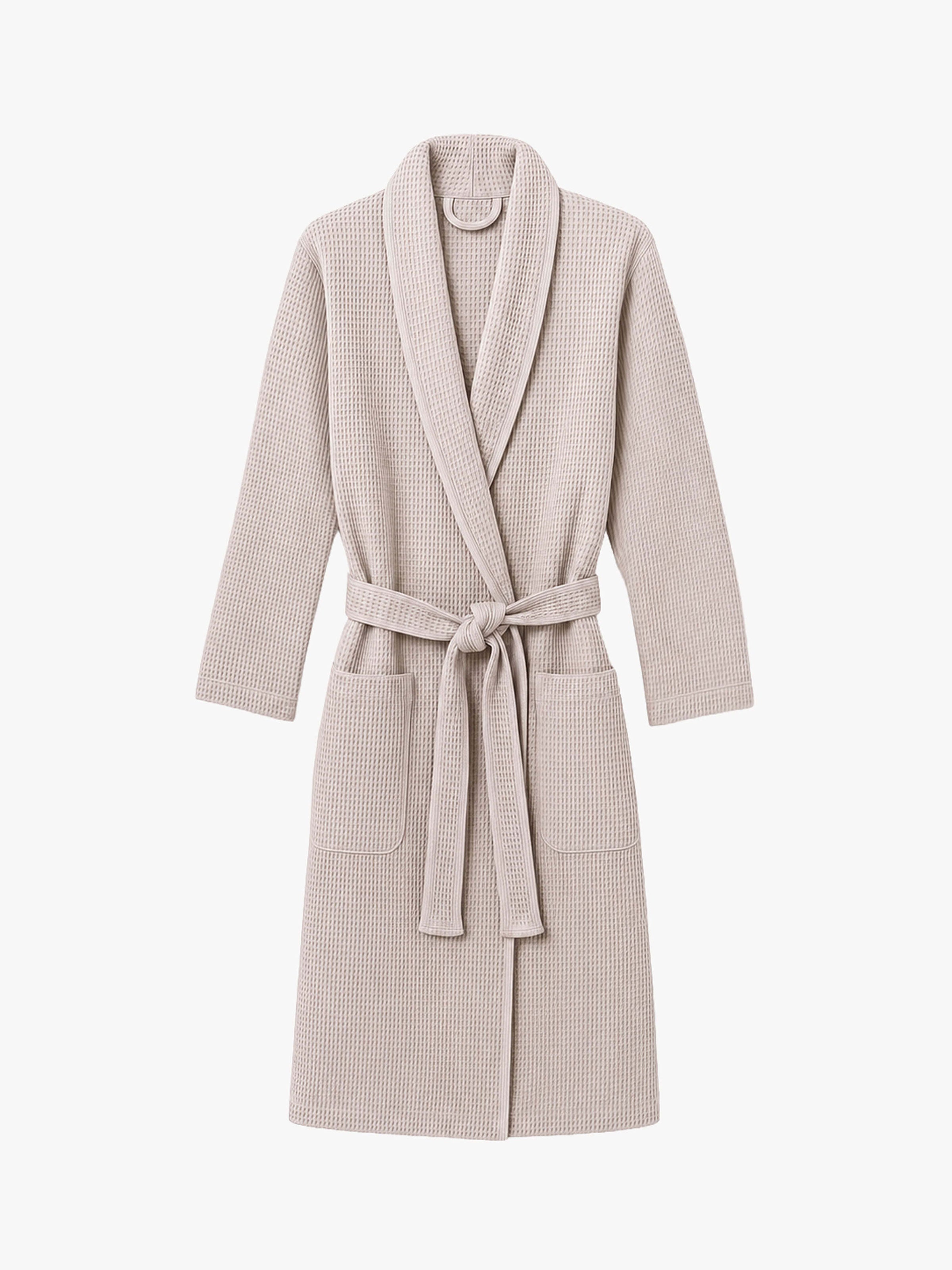 Spa Oatmeal Waffle Bathrobe