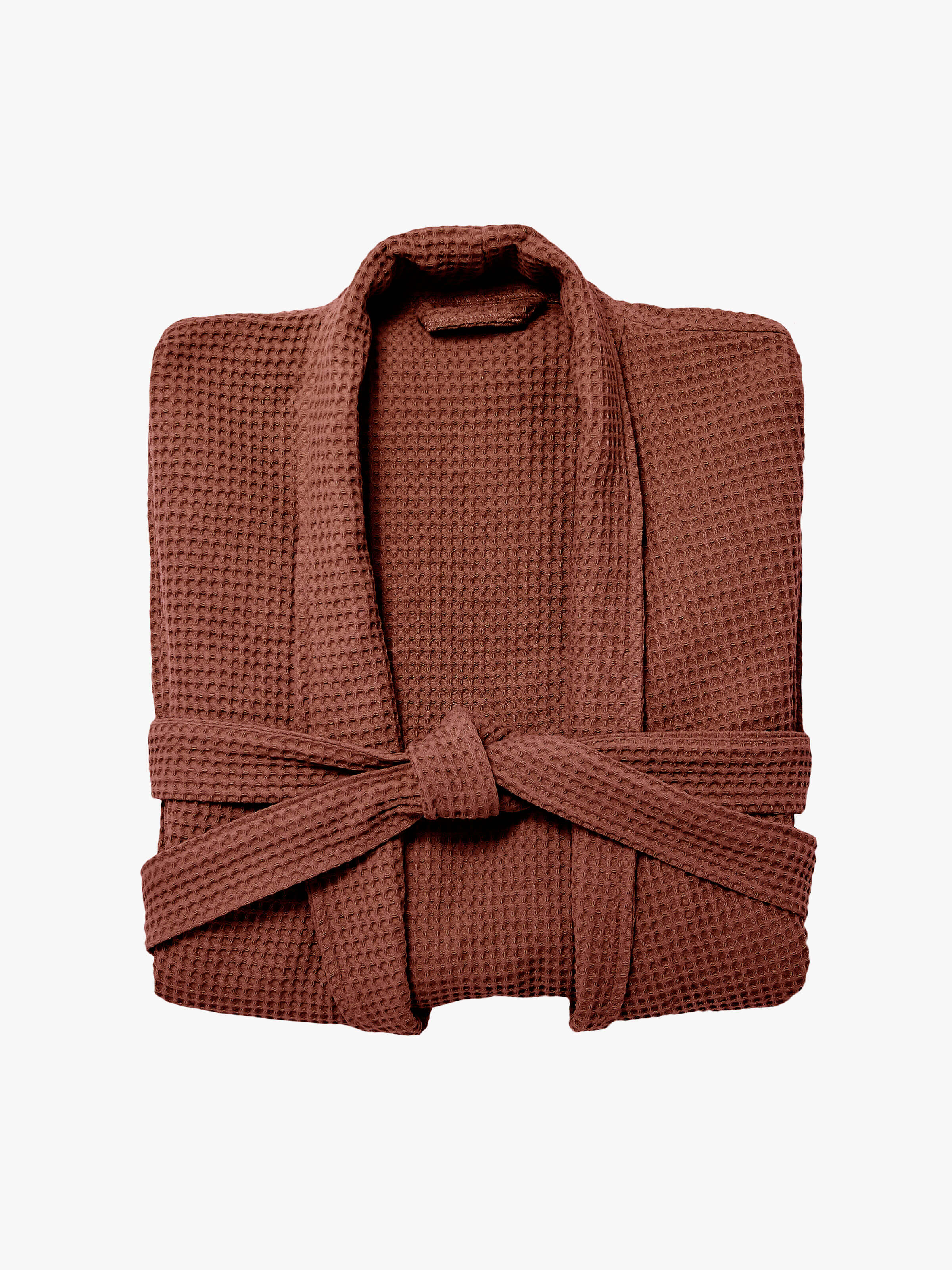 Spa Terracotta Waffle Bathrobe