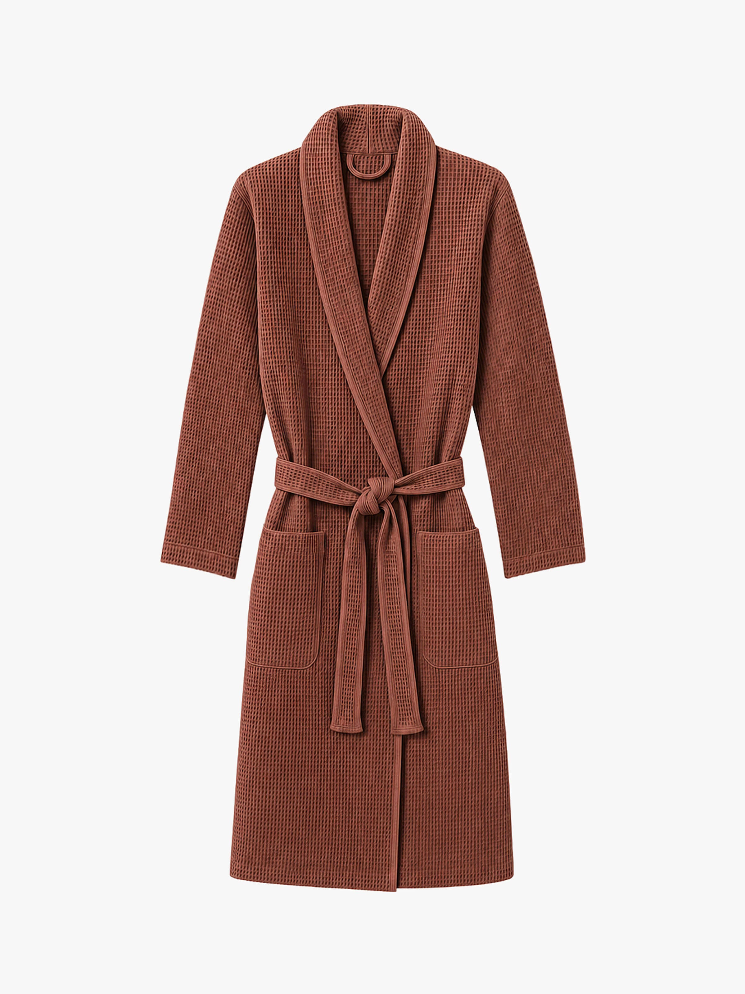 Spa Terracotta Waffle Bathrobe