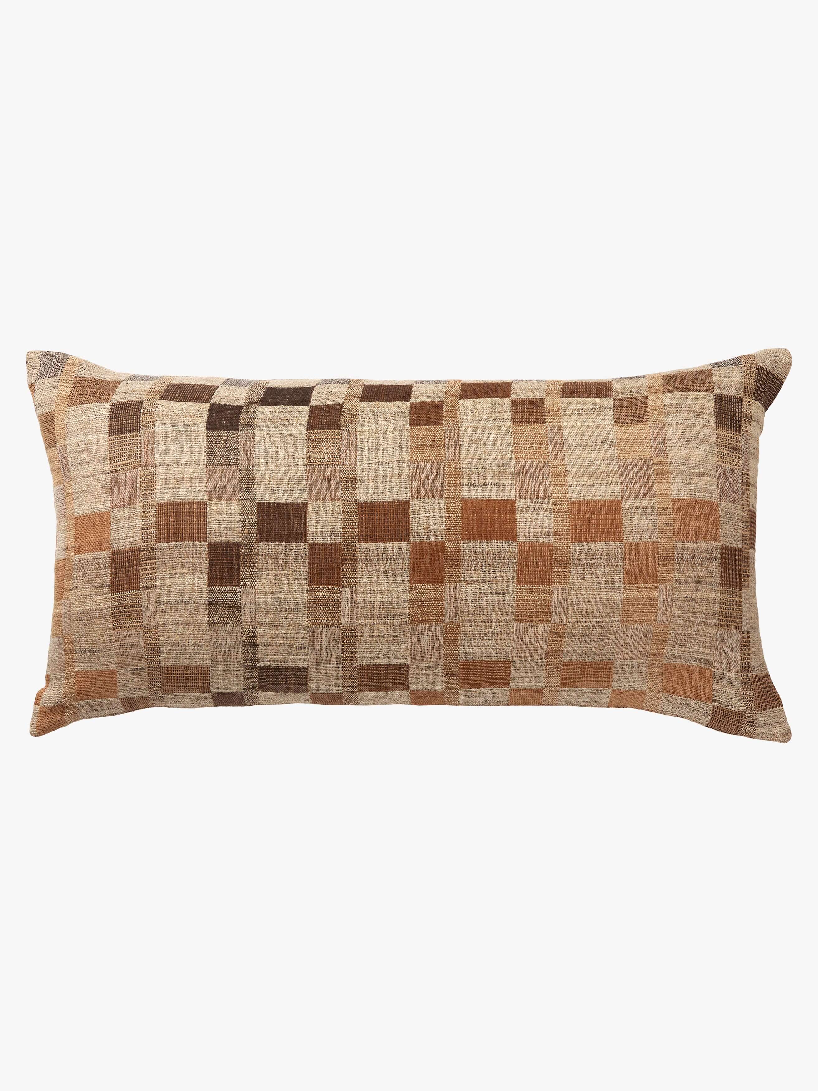 August Wool & Silk Lumbar Cushion