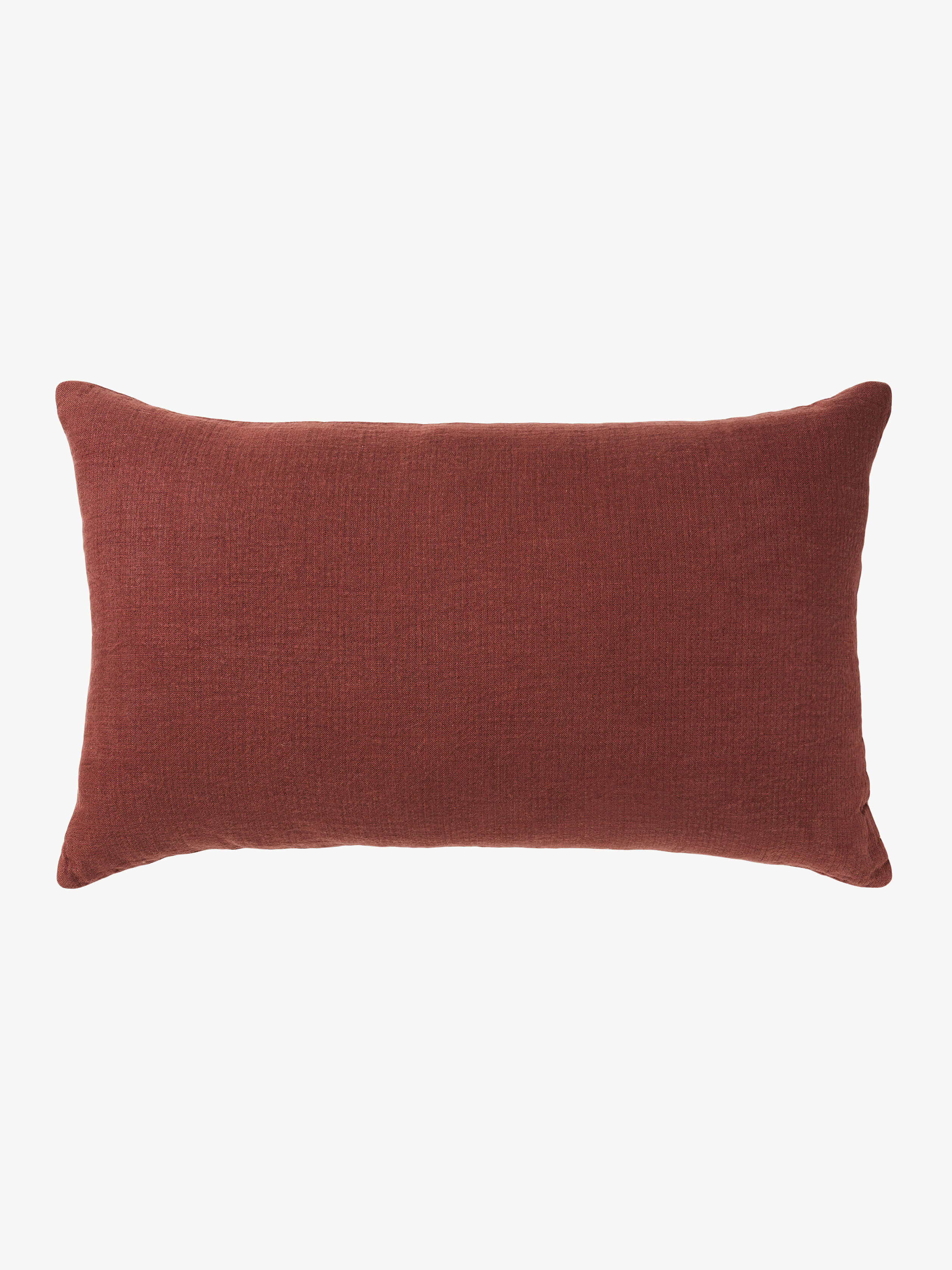 Ava Maple Pure Linen Rectangle Cushion