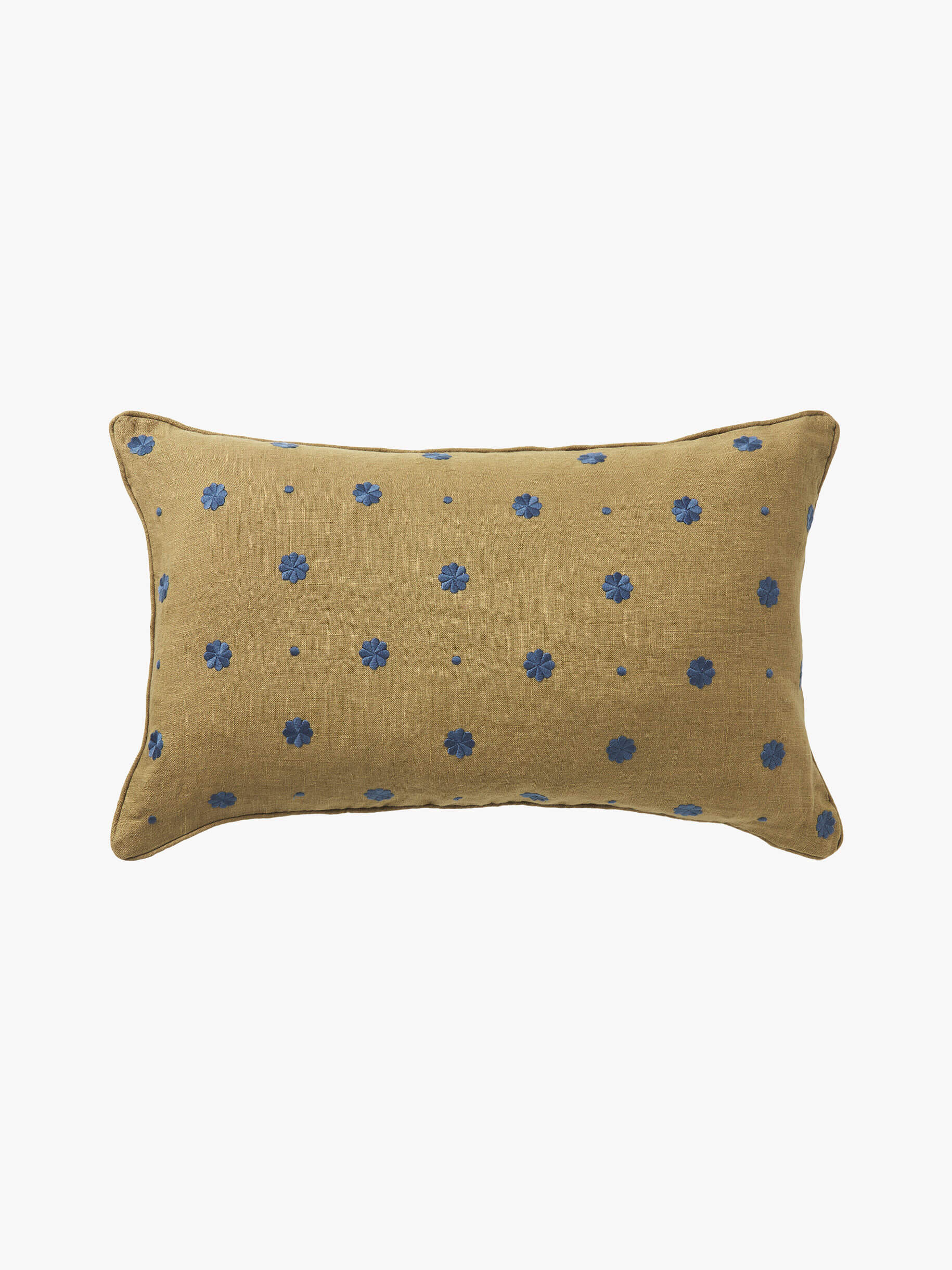 Bonita Khaki Pure Linen Cushion
