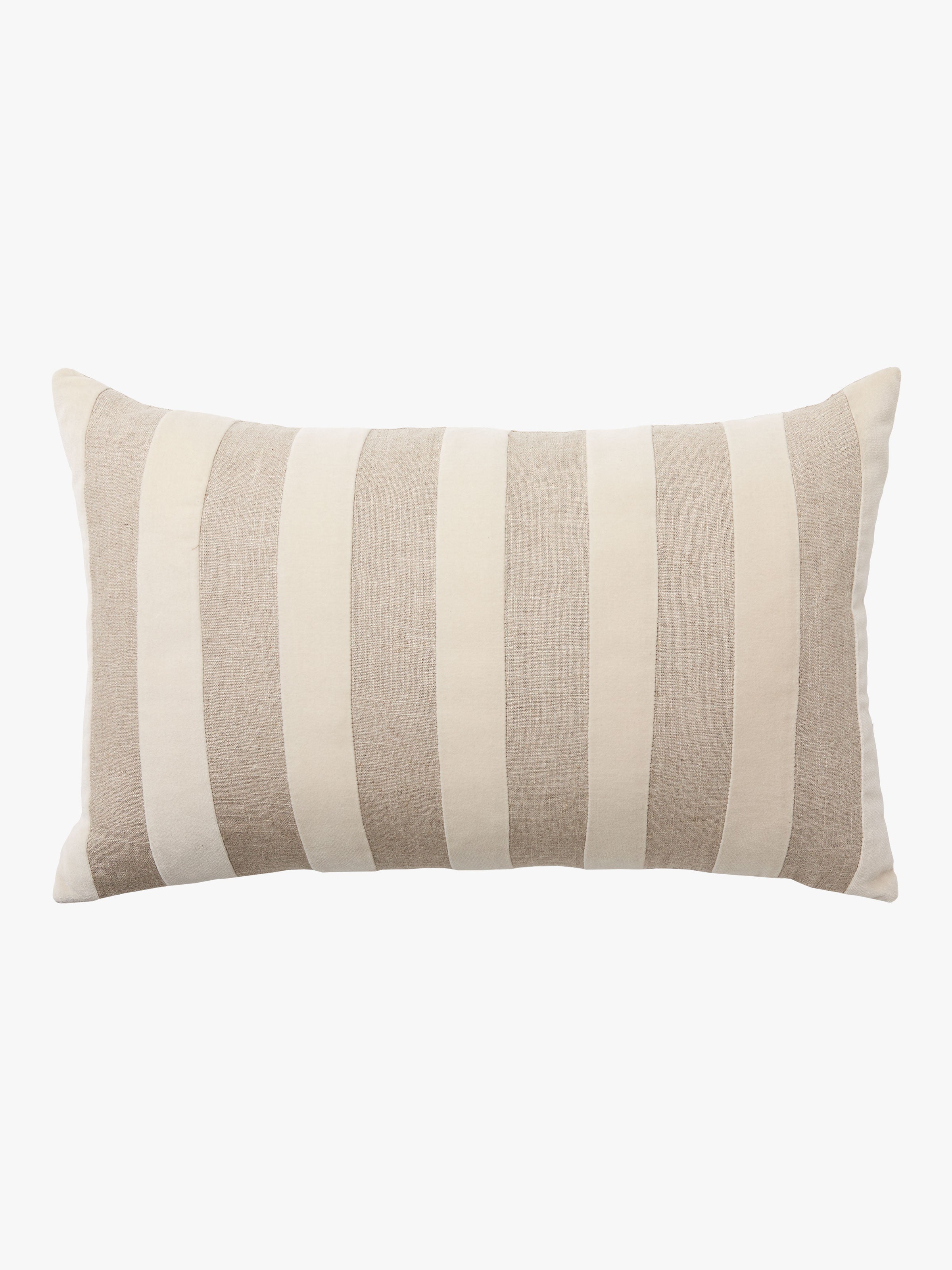 Etro Almond Stripe Velvet Cushion