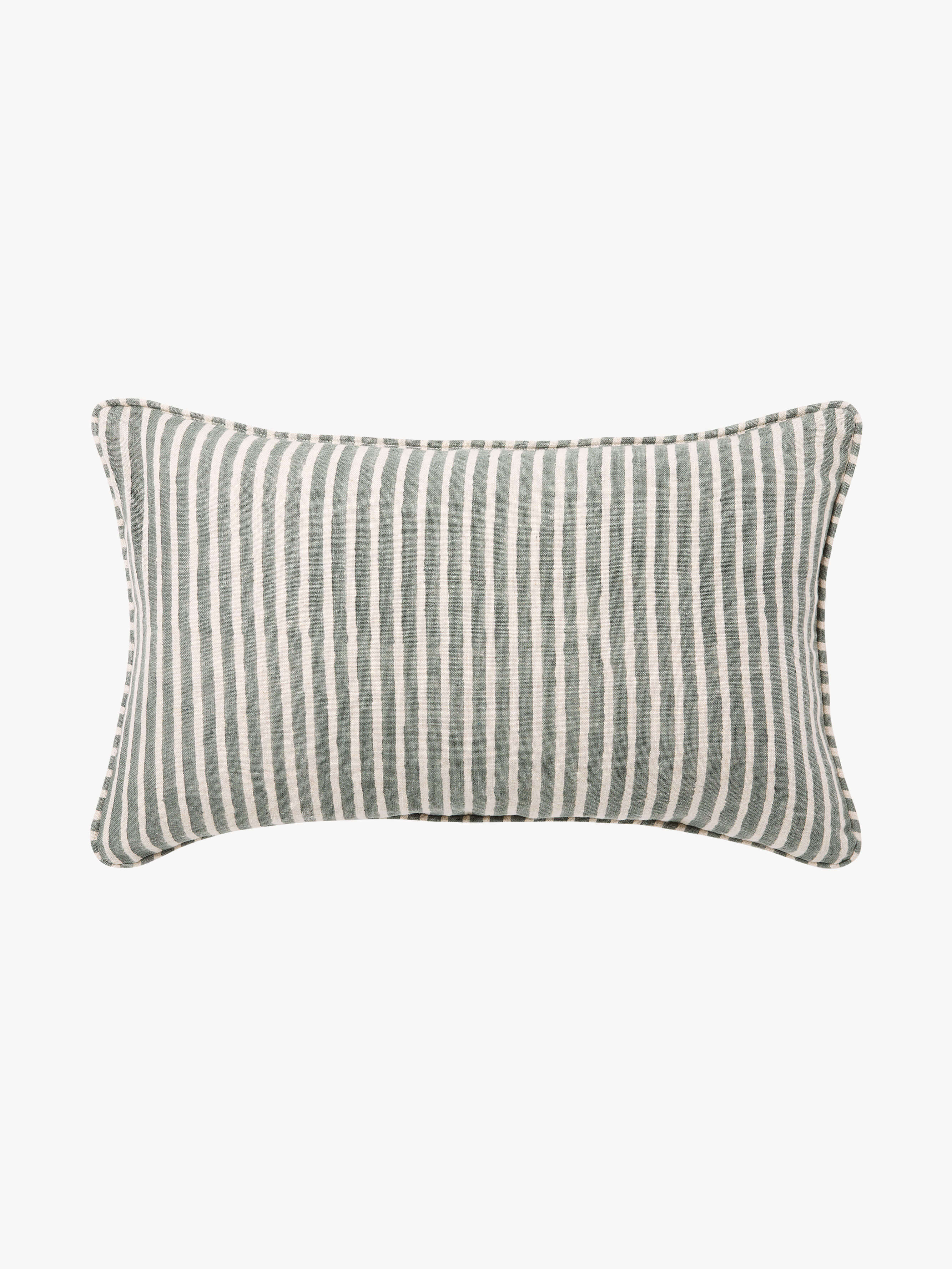 Gia Jade Reversible Linen Cushion