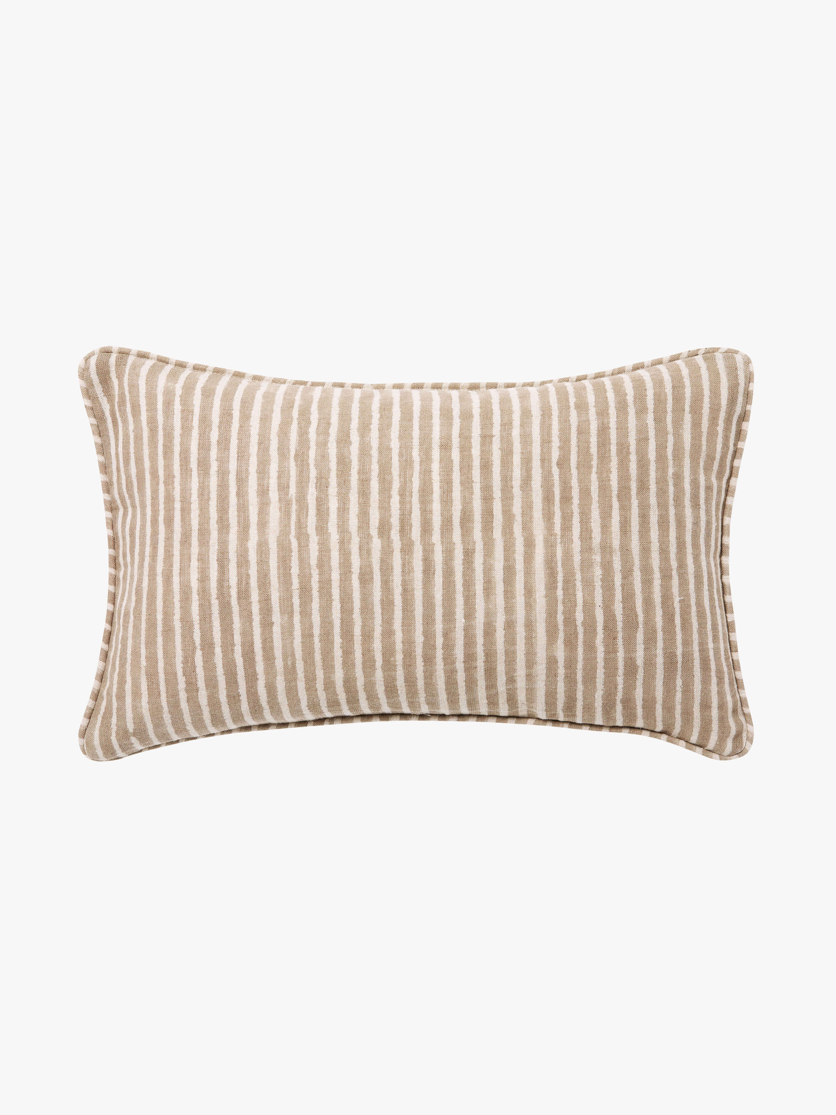 Gia Mocha Reversible Linen Cushion