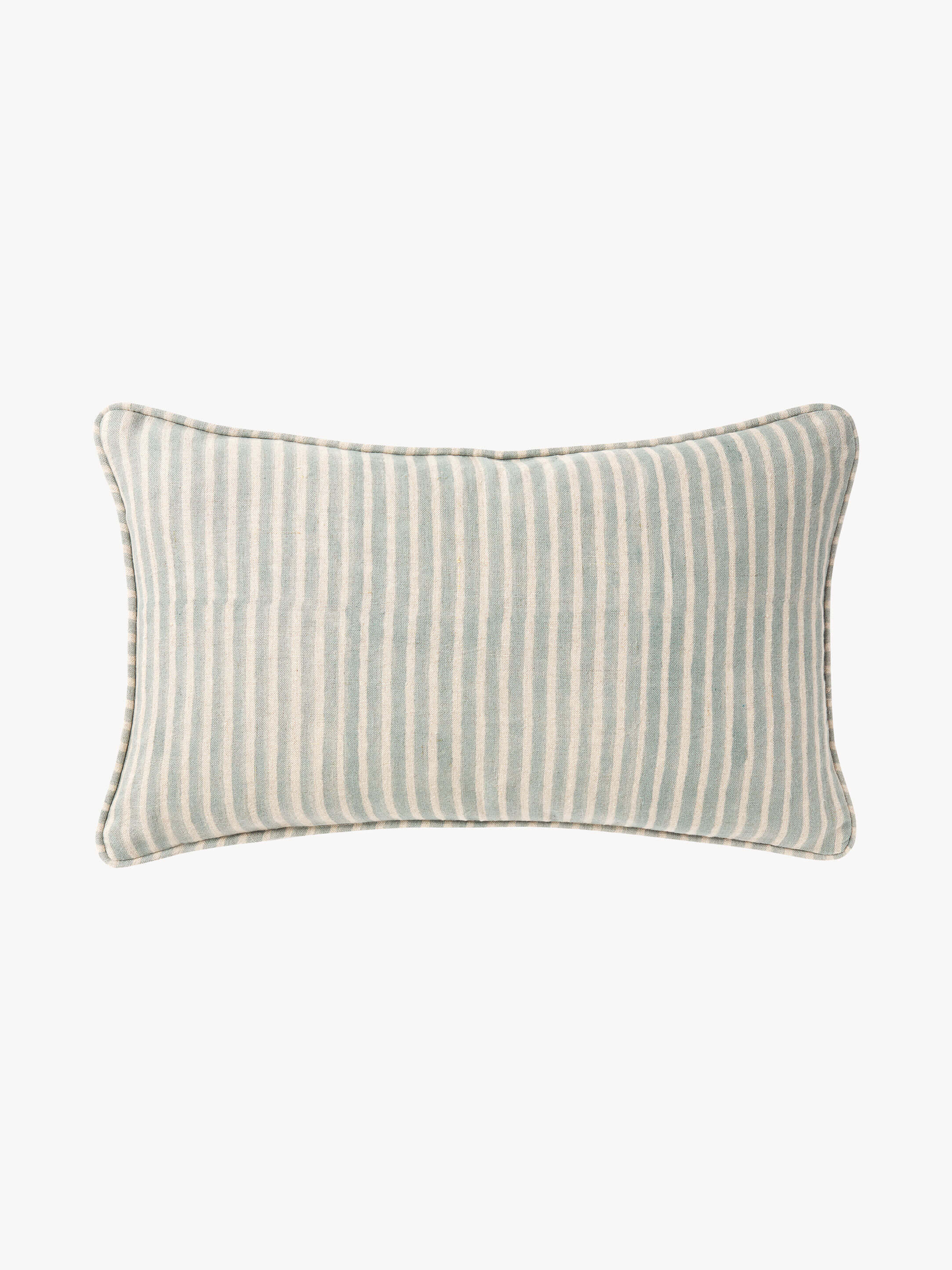 Gia Sky Reversible Linen Cushion