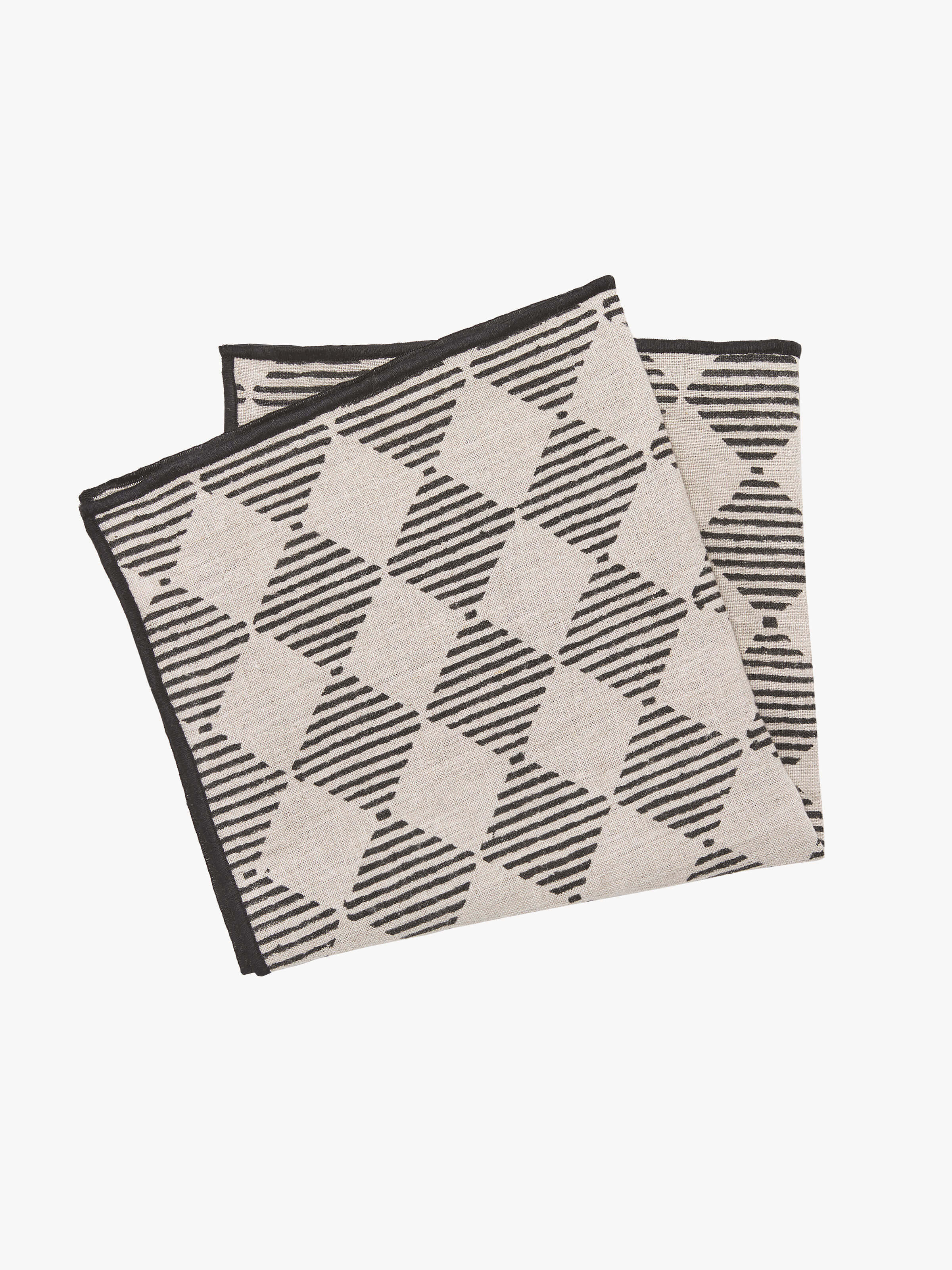 Quinn Black Napkin Set