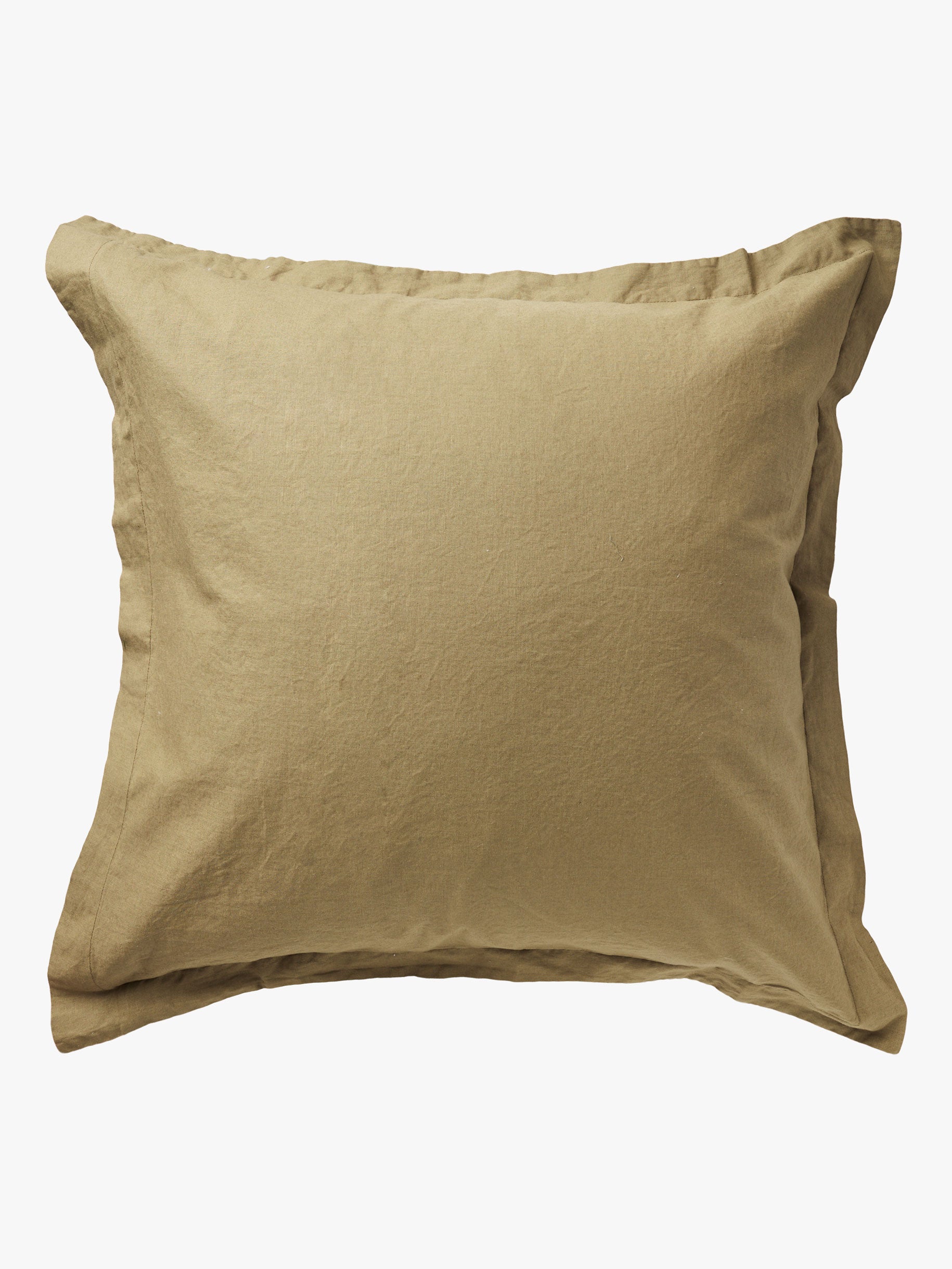 Avenue Khaki Linen & Cotton Pillowcases