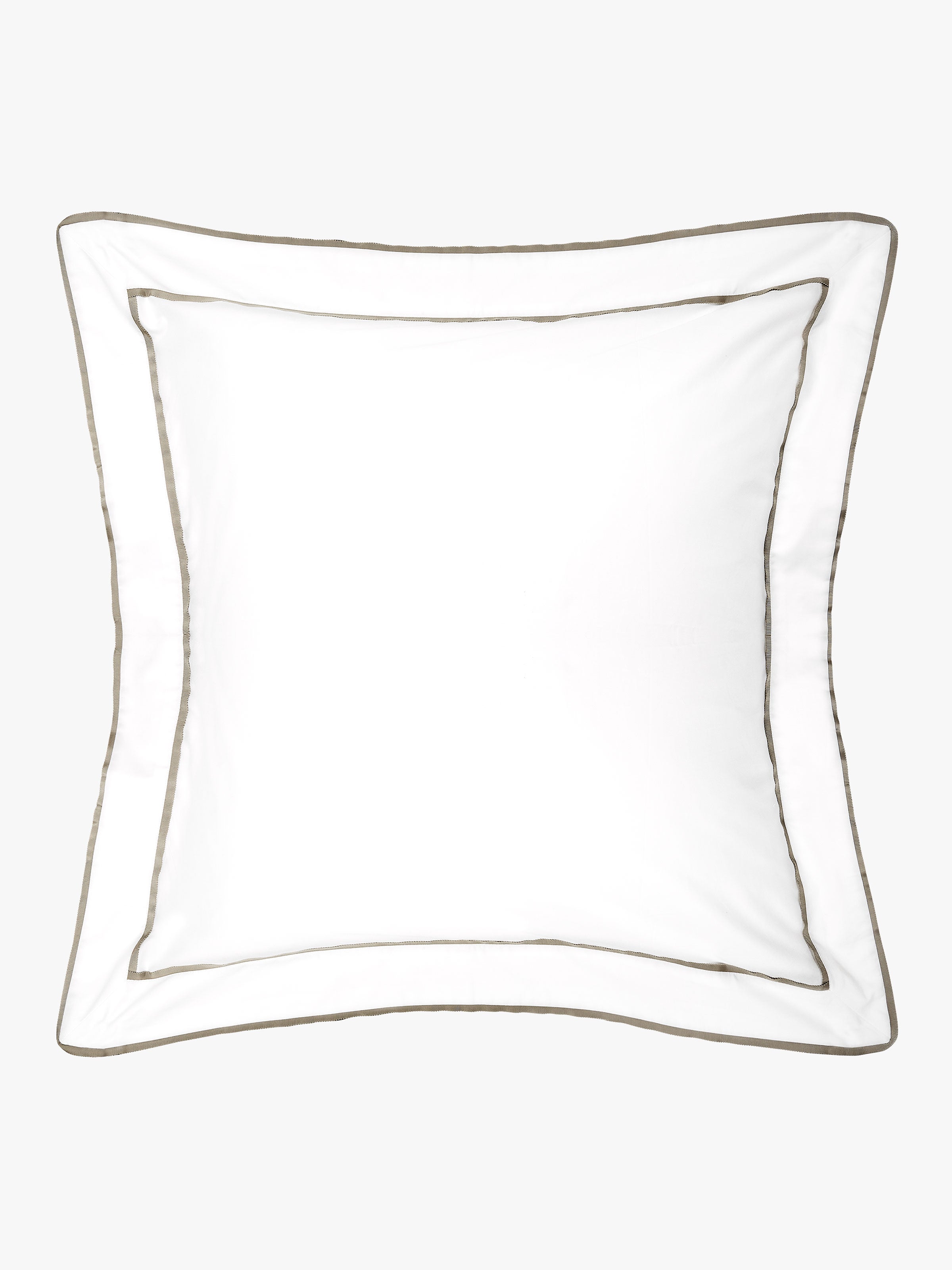 Grosgrain Olive Egyptian Cotton Tailored Pillowcases