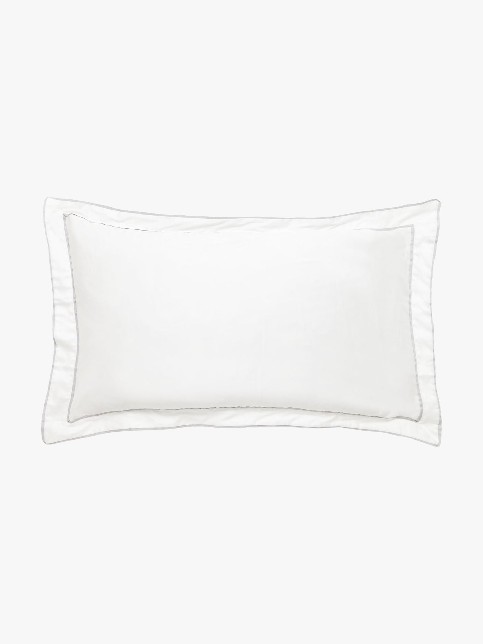 Grosgrain Silver Egyptian Cotton Duvet Cover Set