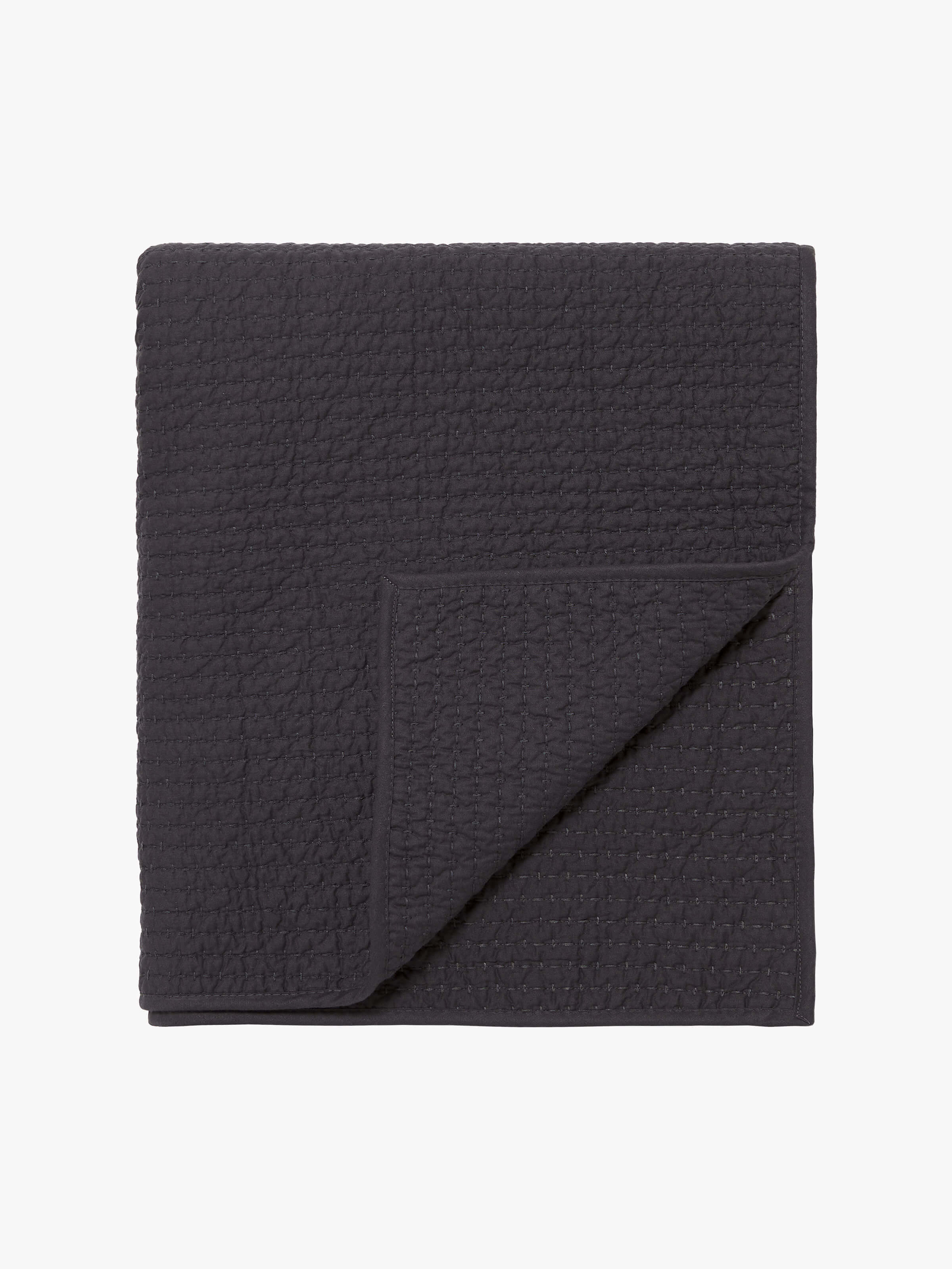 Aspen Charcoal Pure Cotton Quilt