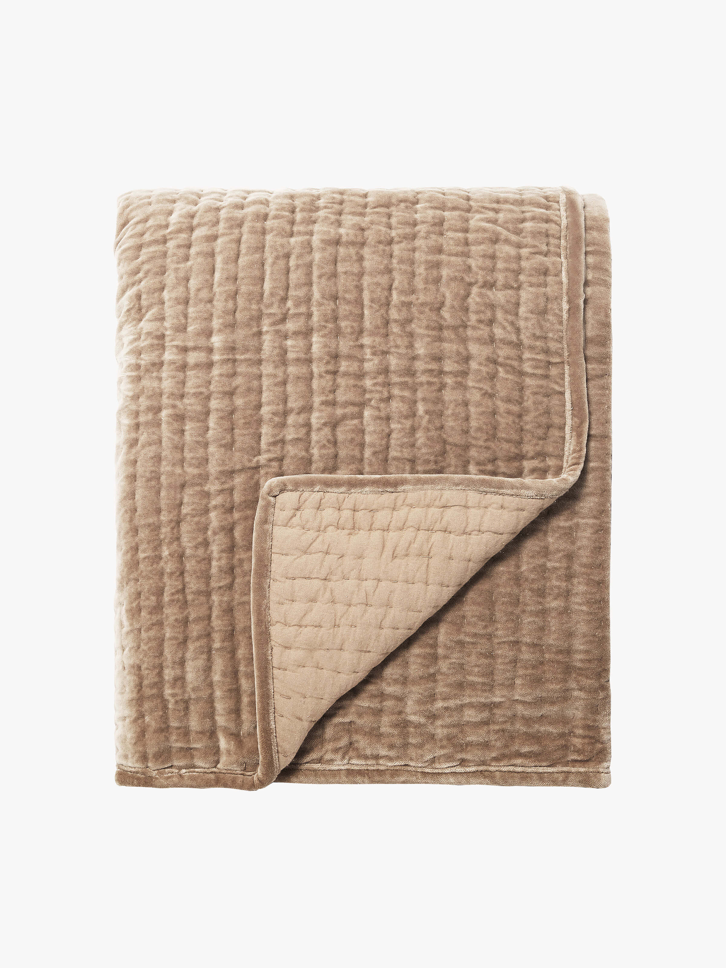 Cino Cacao Cotton Velvet Quilt