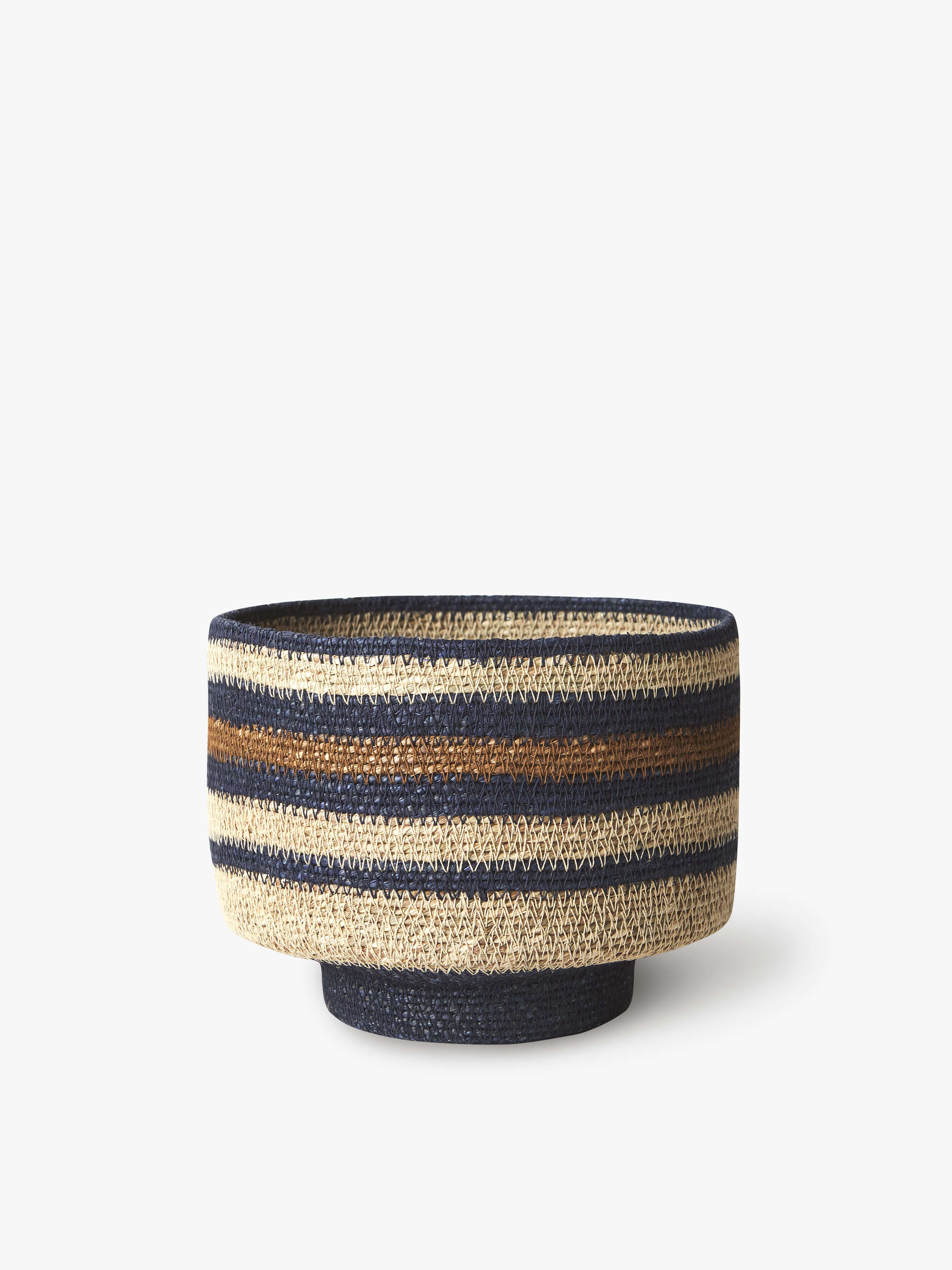 Sabine Indigo Woven Basket Duo