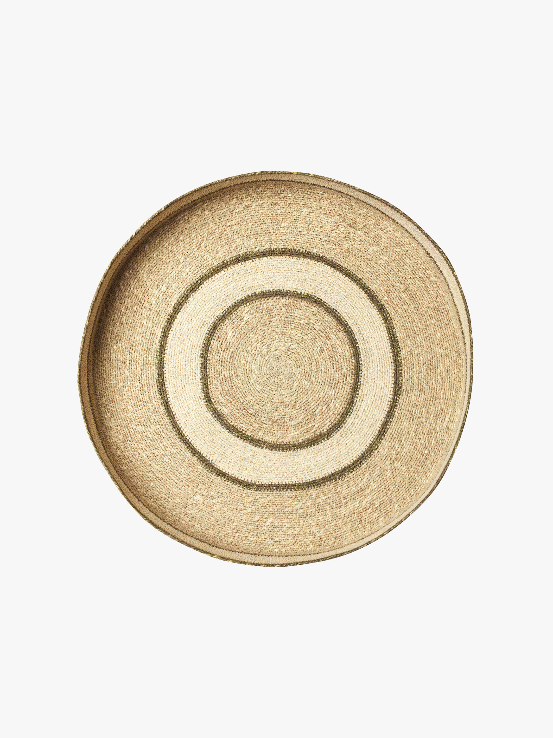 Sabine Khaki Woven Tray Duo