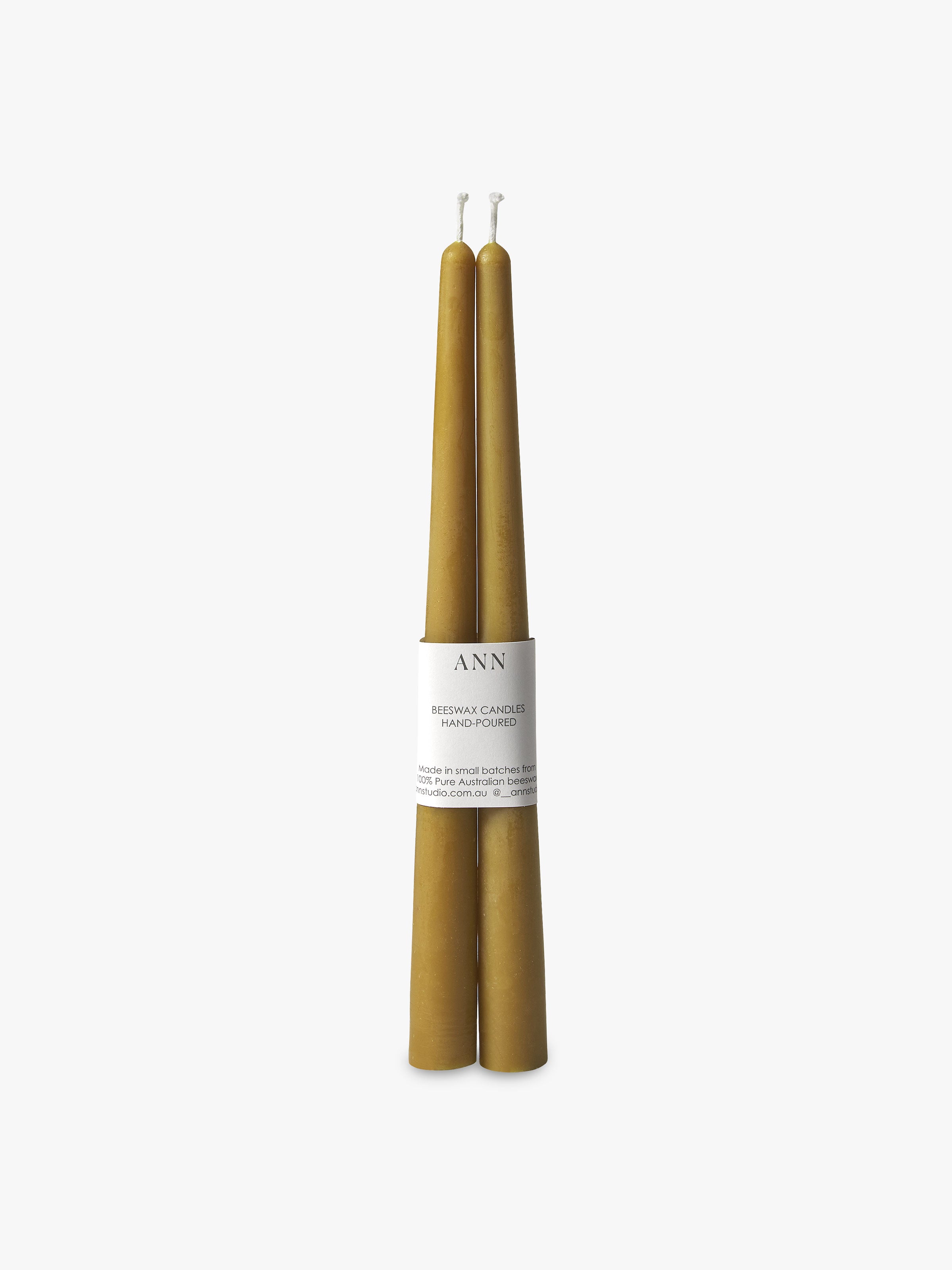 Tapered Candle Pair - Pear