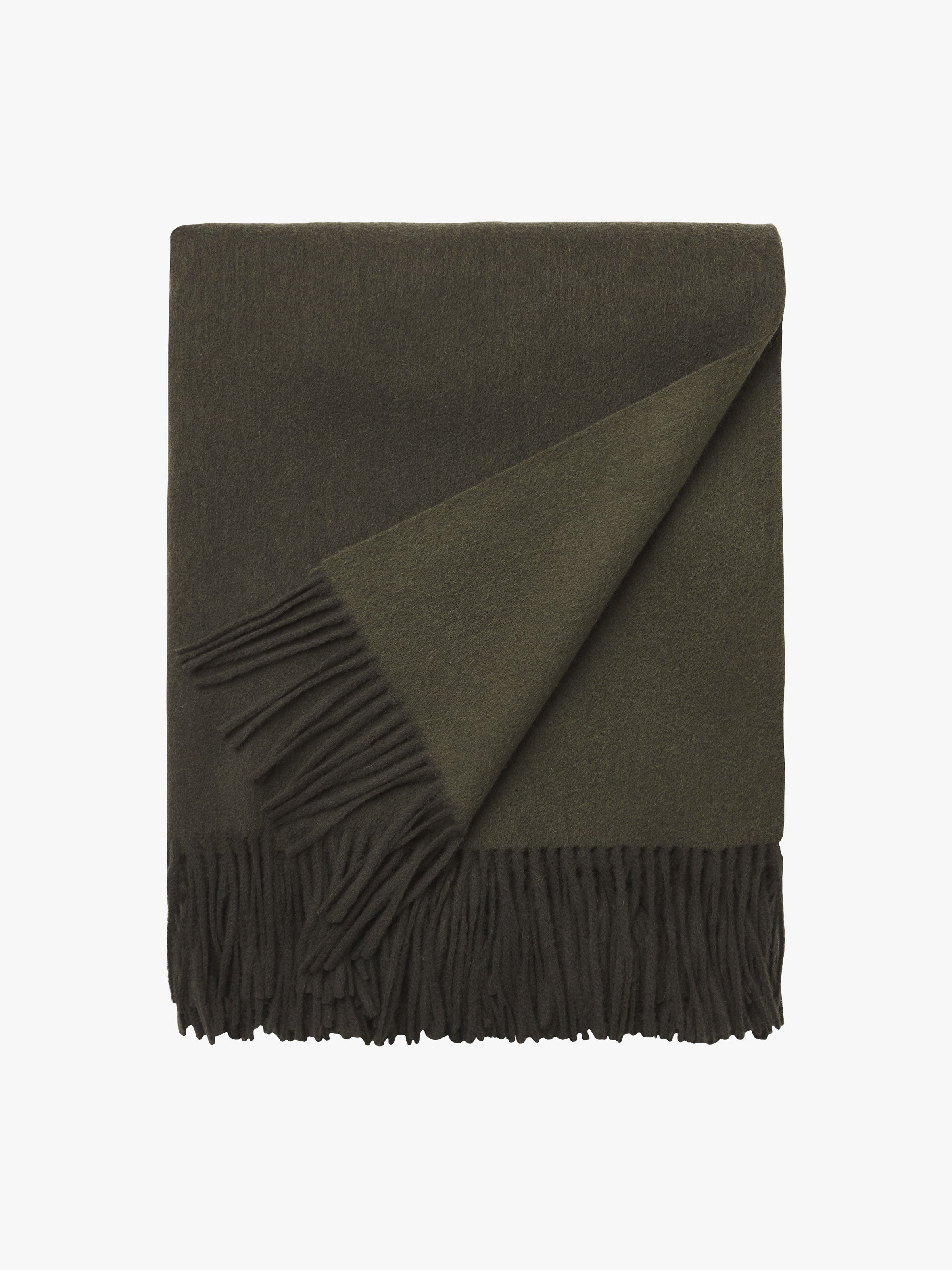 Camille Olive/Nori Australian Wool Throw